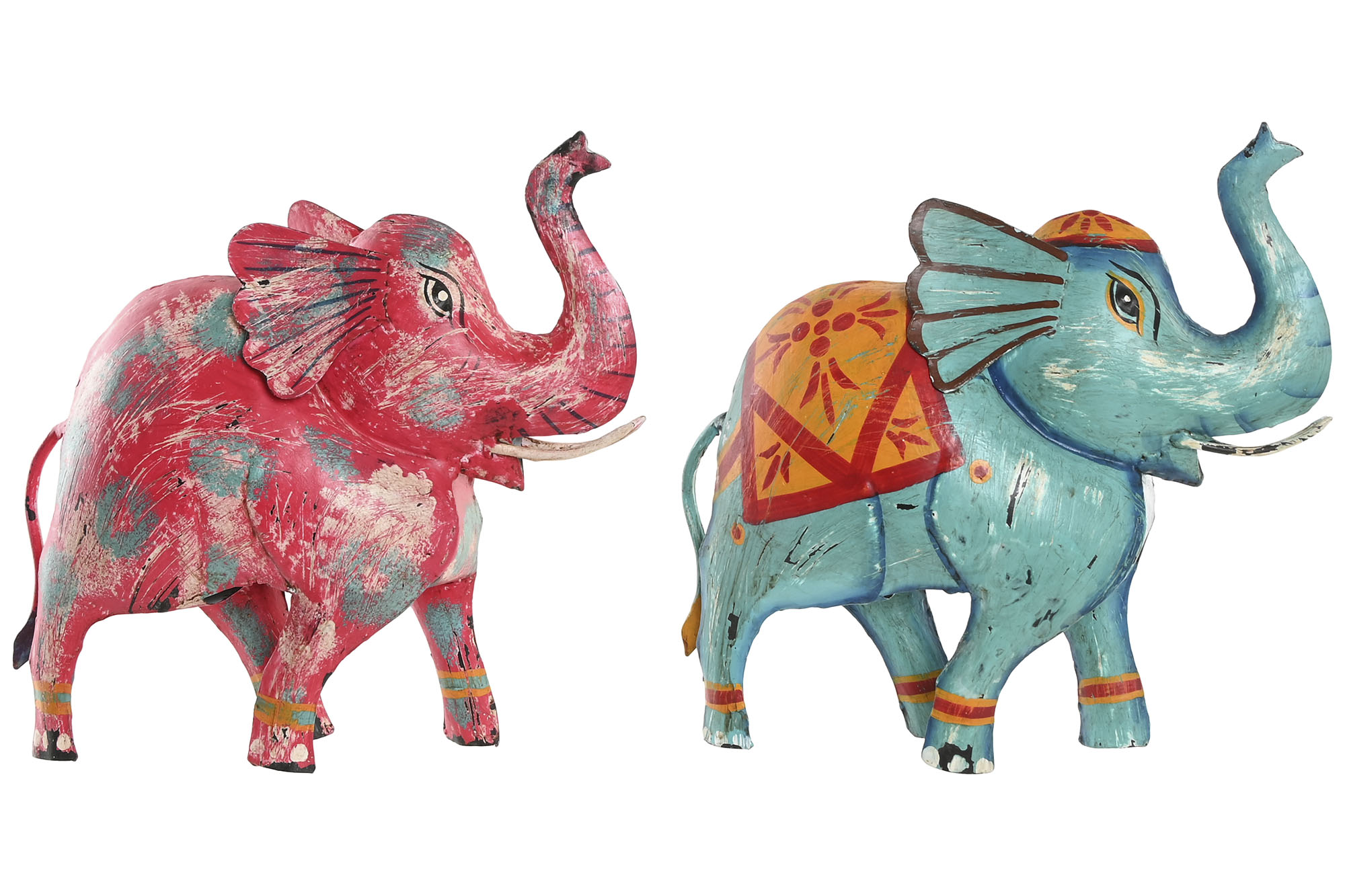 DECORACION METAL 40X12X40 ELEFANTE 2 SURT.