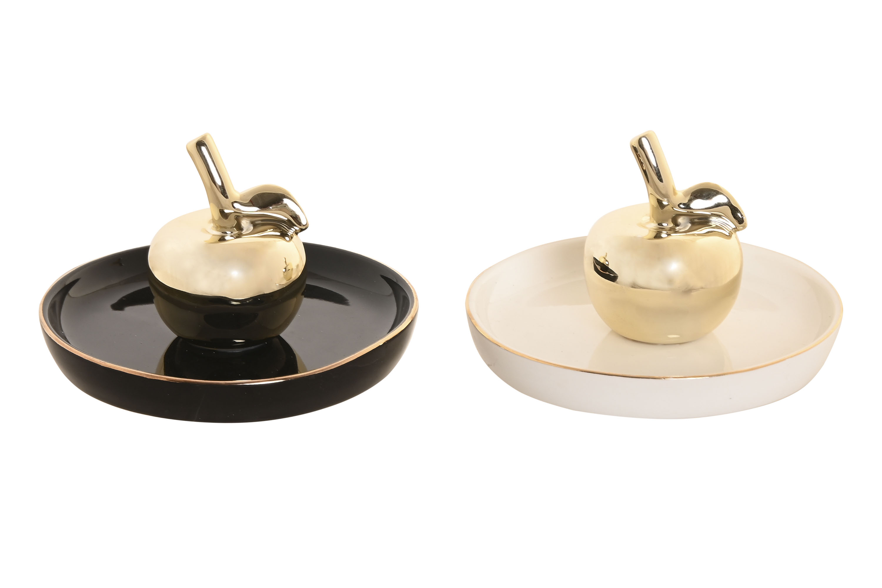 ANILLERO PORCELANA 13X13X7,5 MANZANA 2 SURT.