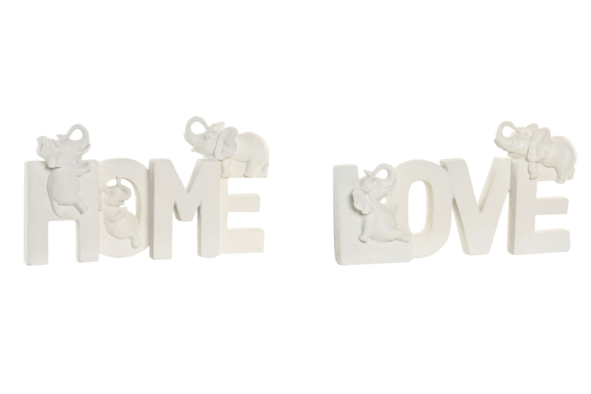 DECORACION RESINA 25X5X13 HOME LOVE 2 SURT.