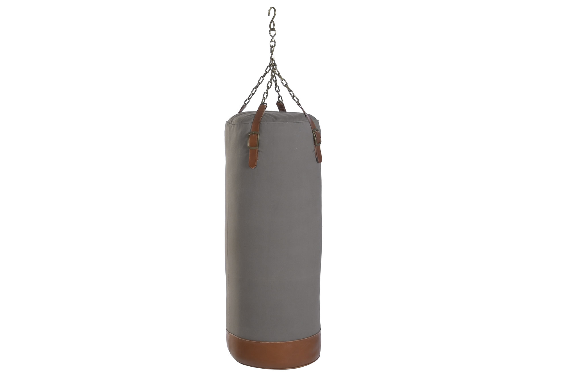 SACO BOXEO POLIESTER PIEL 36X36X100 GRIS