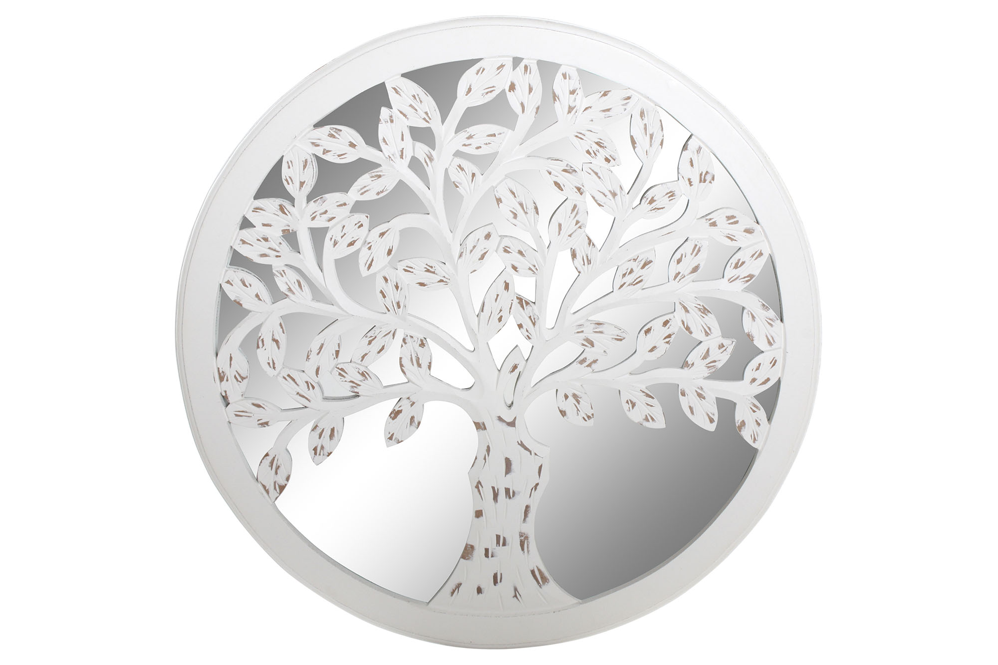 DECORACION PARED MANGO ESPEJO 60X2X60 ARBOL