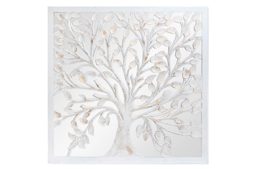 DECORACION PARED MDF CRISTAL 120X3,5X120 ARBOL