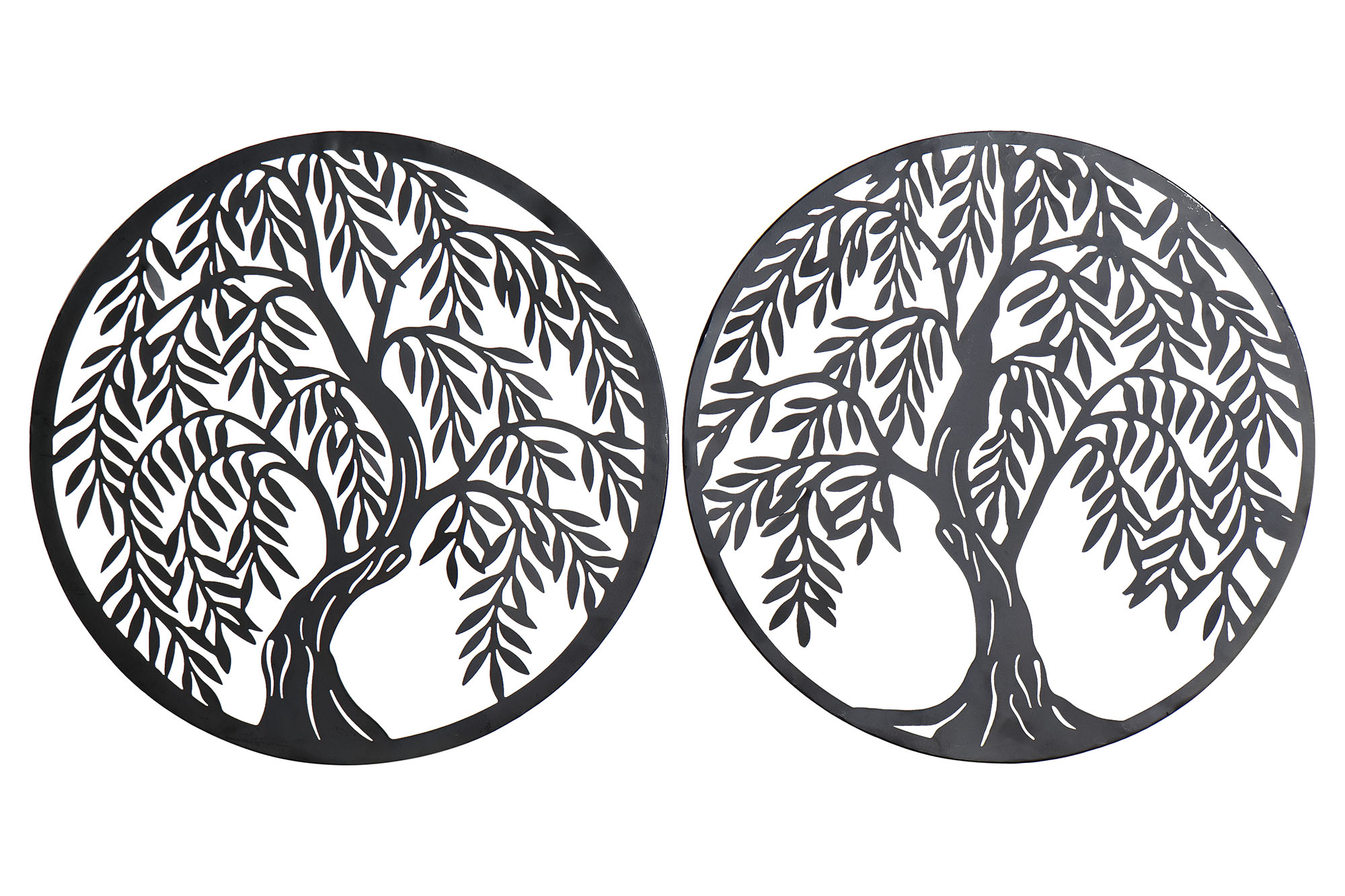 DECORACION PARED METAL 40X1X40 ARBOL 2 SURT.
