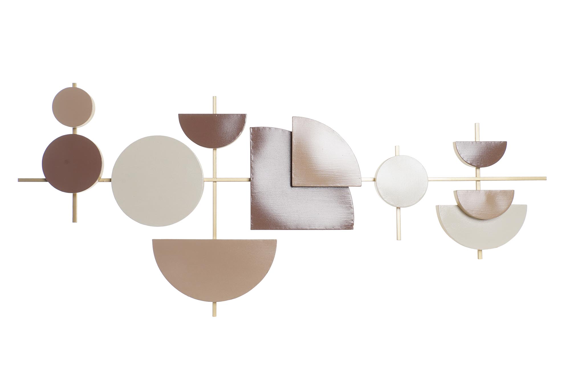 DECORACION PARED METAL 110X6,4X49 MODERNO