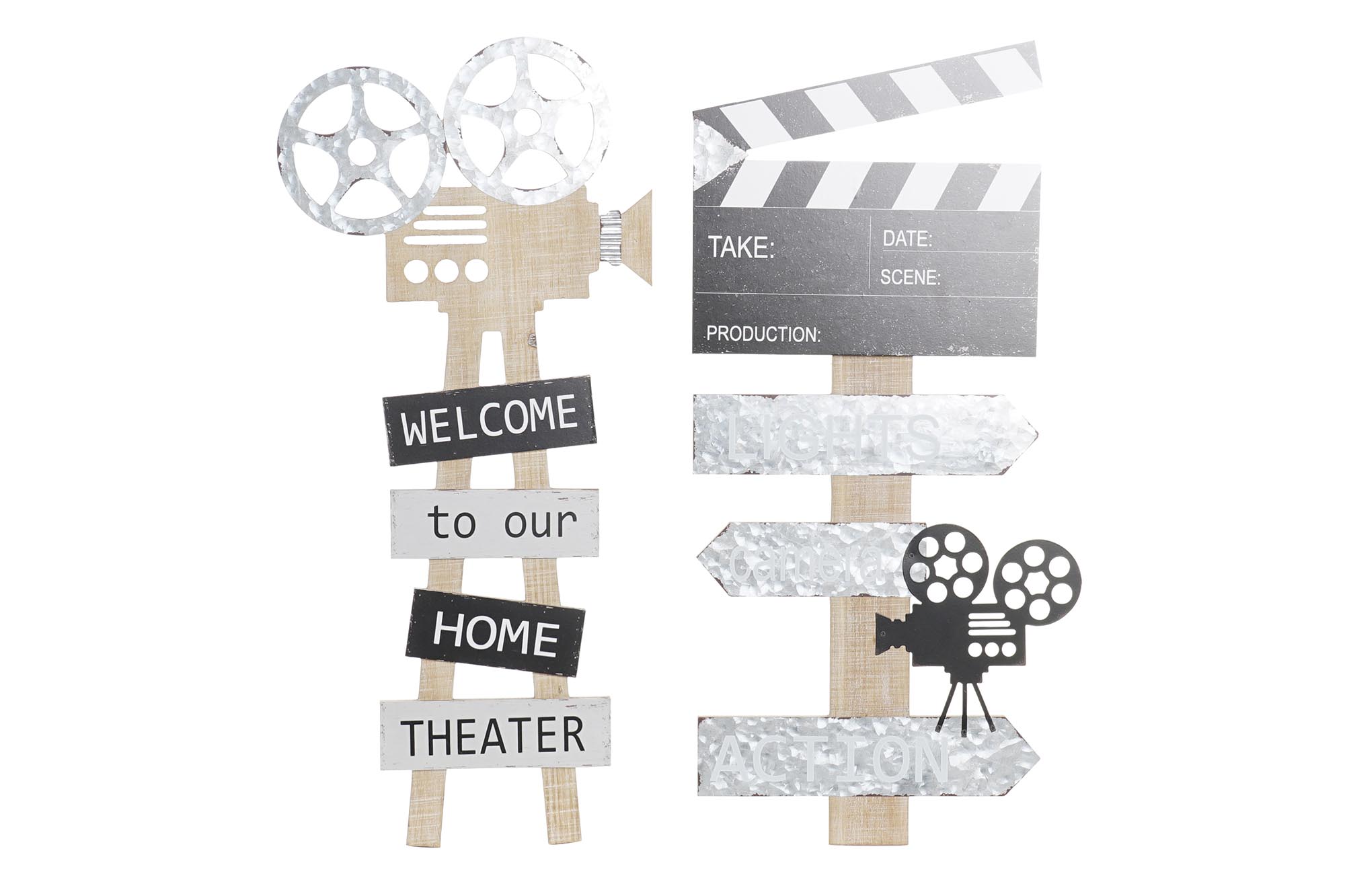 DECORACION PARED MDF 32X2X70 CINE 2 SURT.