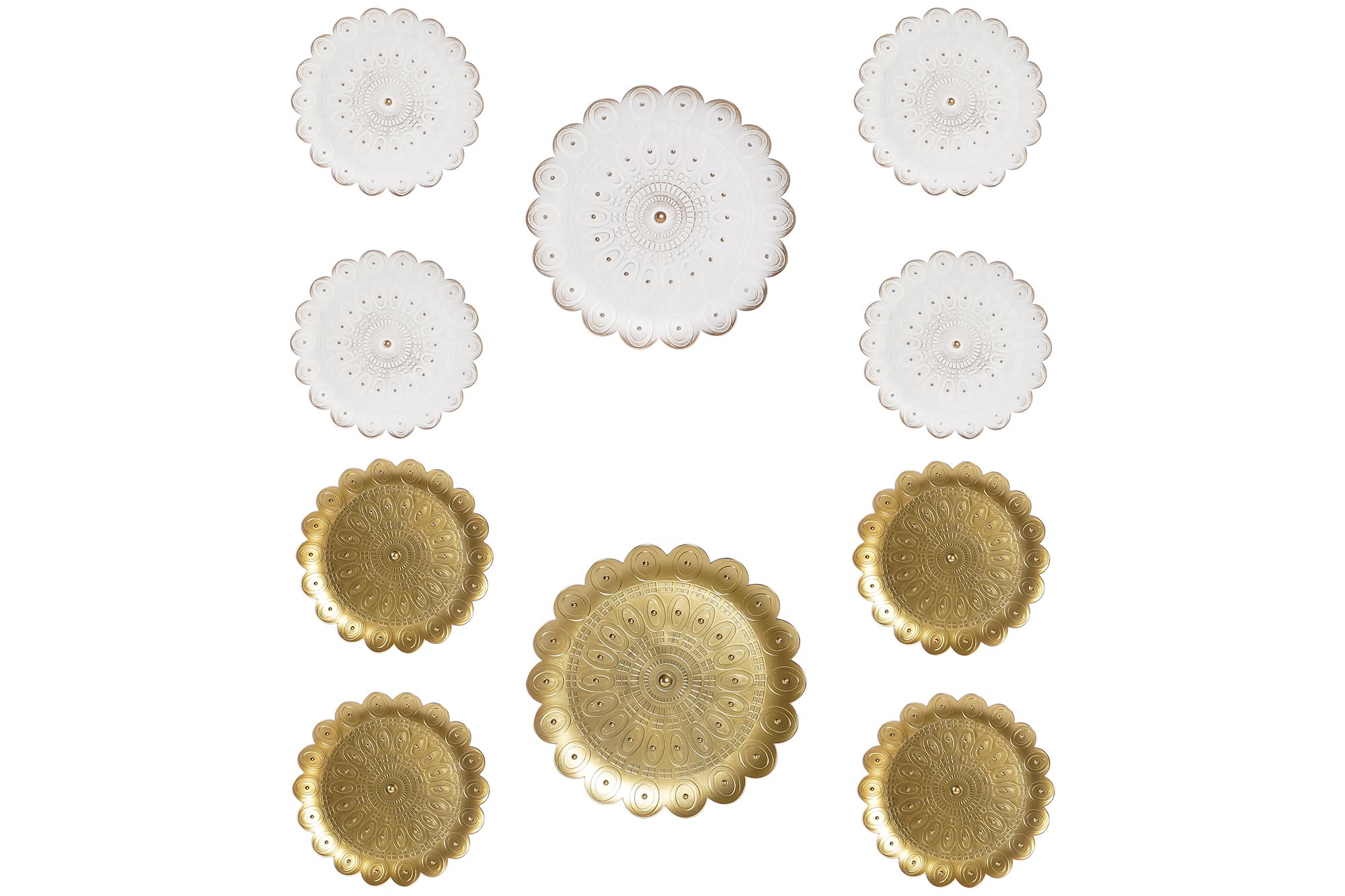 DECORACION PARED SET 5 PP 35X2X35 DECAPE 2 SURT.