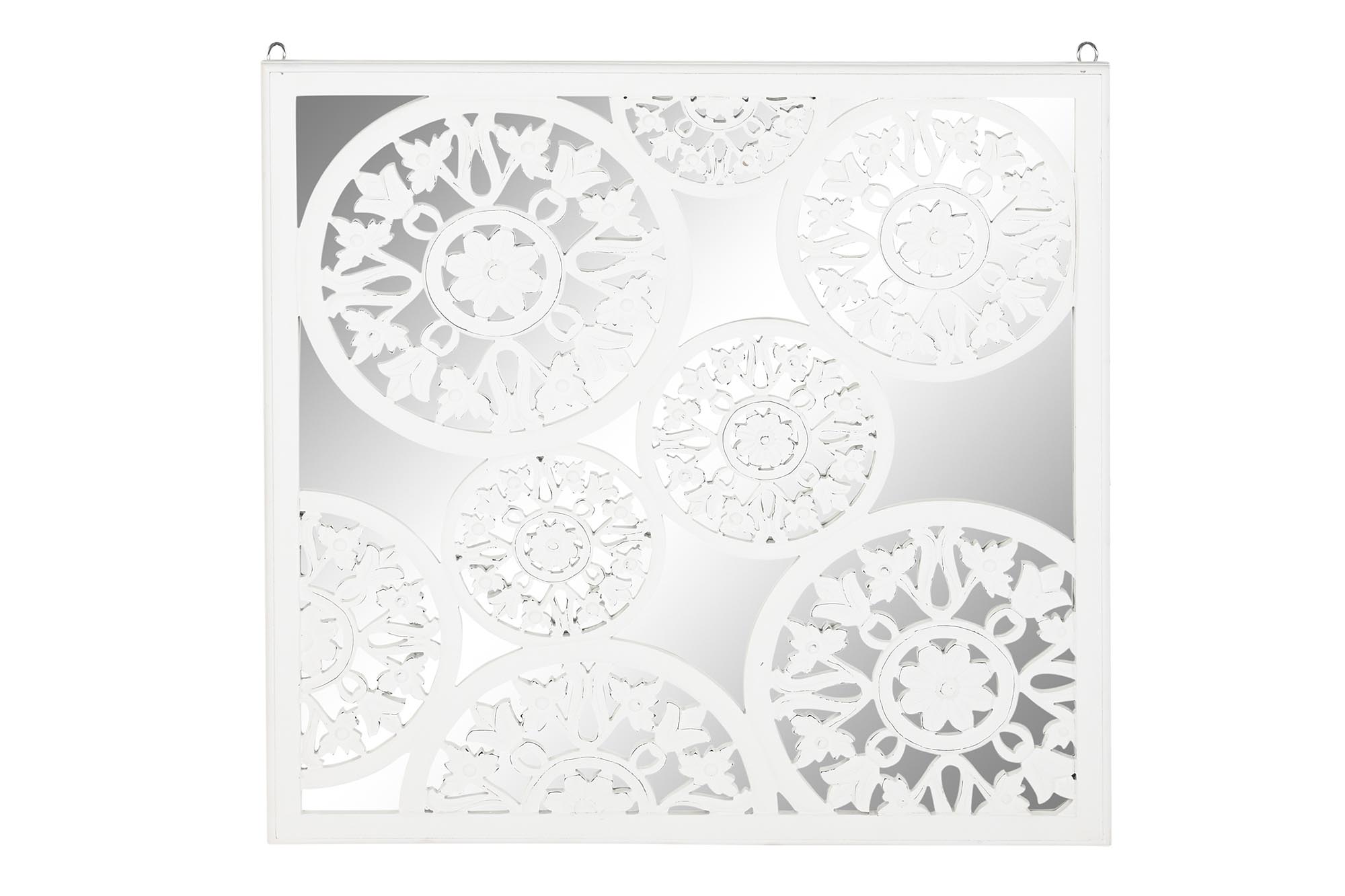 DECORACION PARED MDF ESPEJO 90X1,5X90 DESGASTADO
