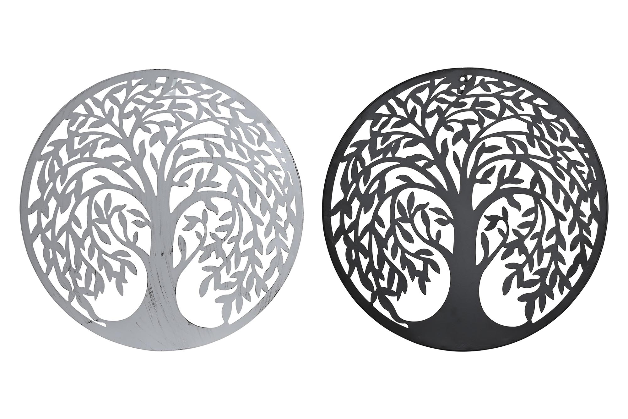 DECORACION PARED METAL 40X1X40 ARBOL 2 SURT.