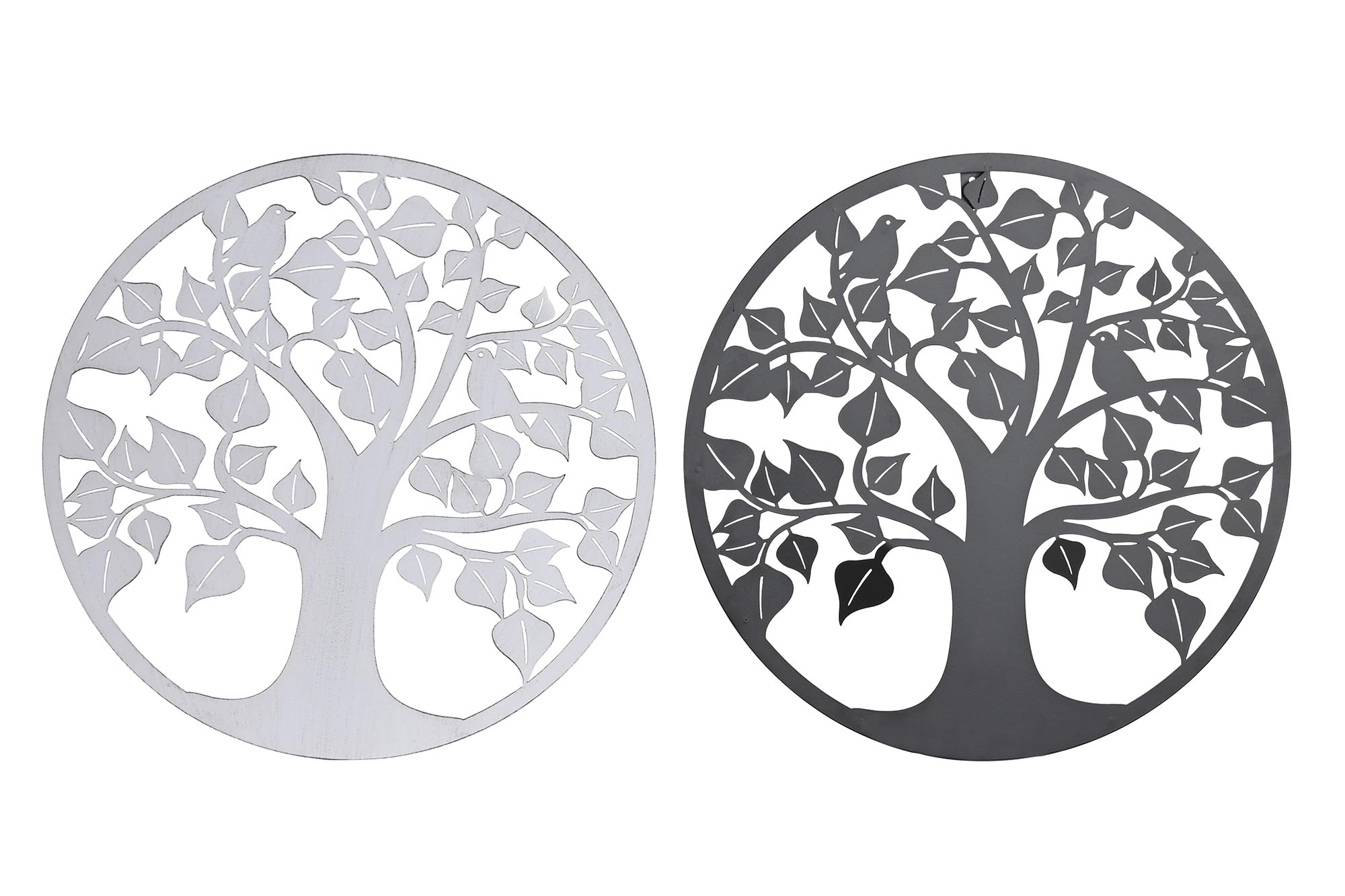 DECORACION PARED METAL 40X1X40 ARBOL 2 SURT.