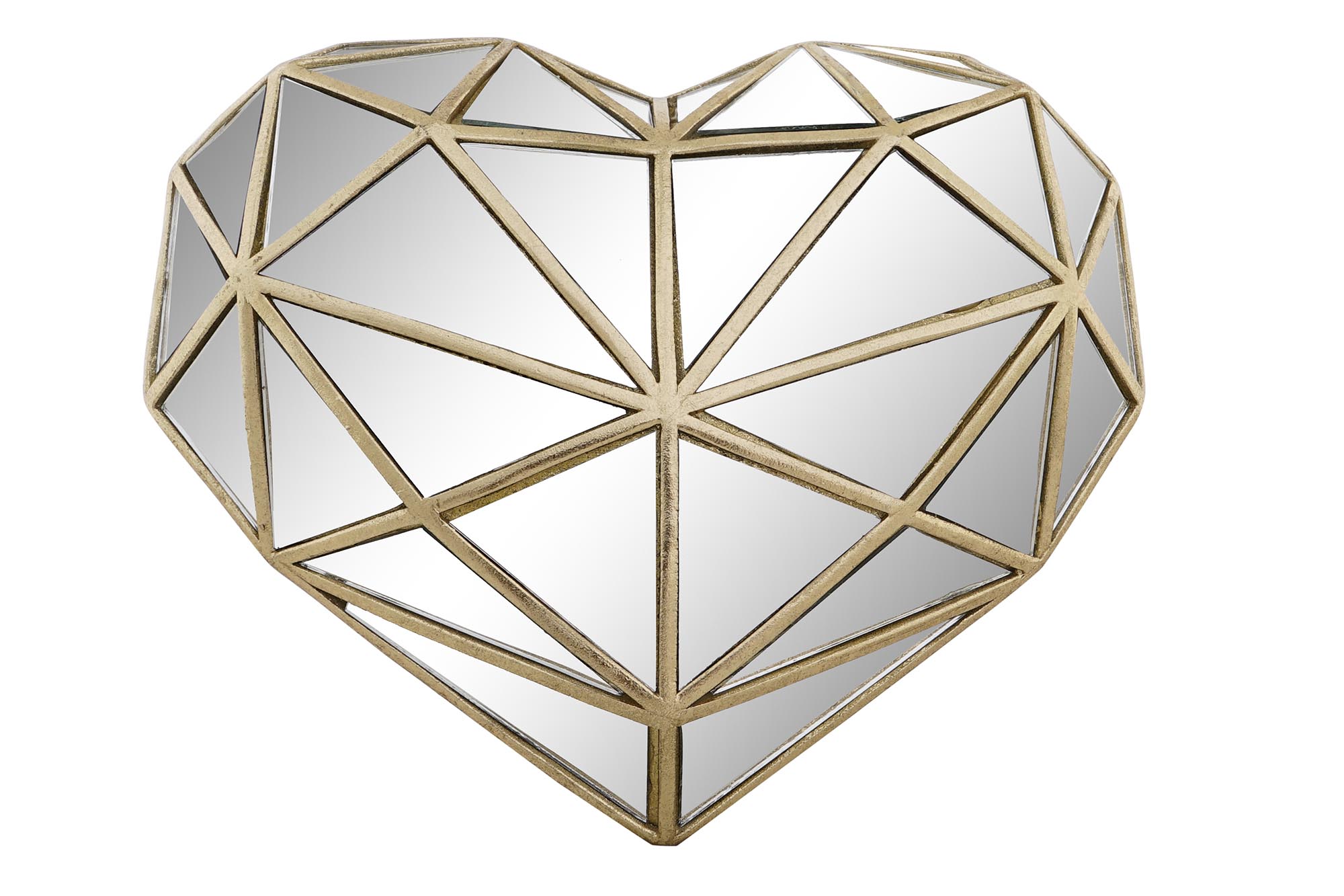 DECORACION PARED RESINA CRISTAL 26X5X21 CORAZON