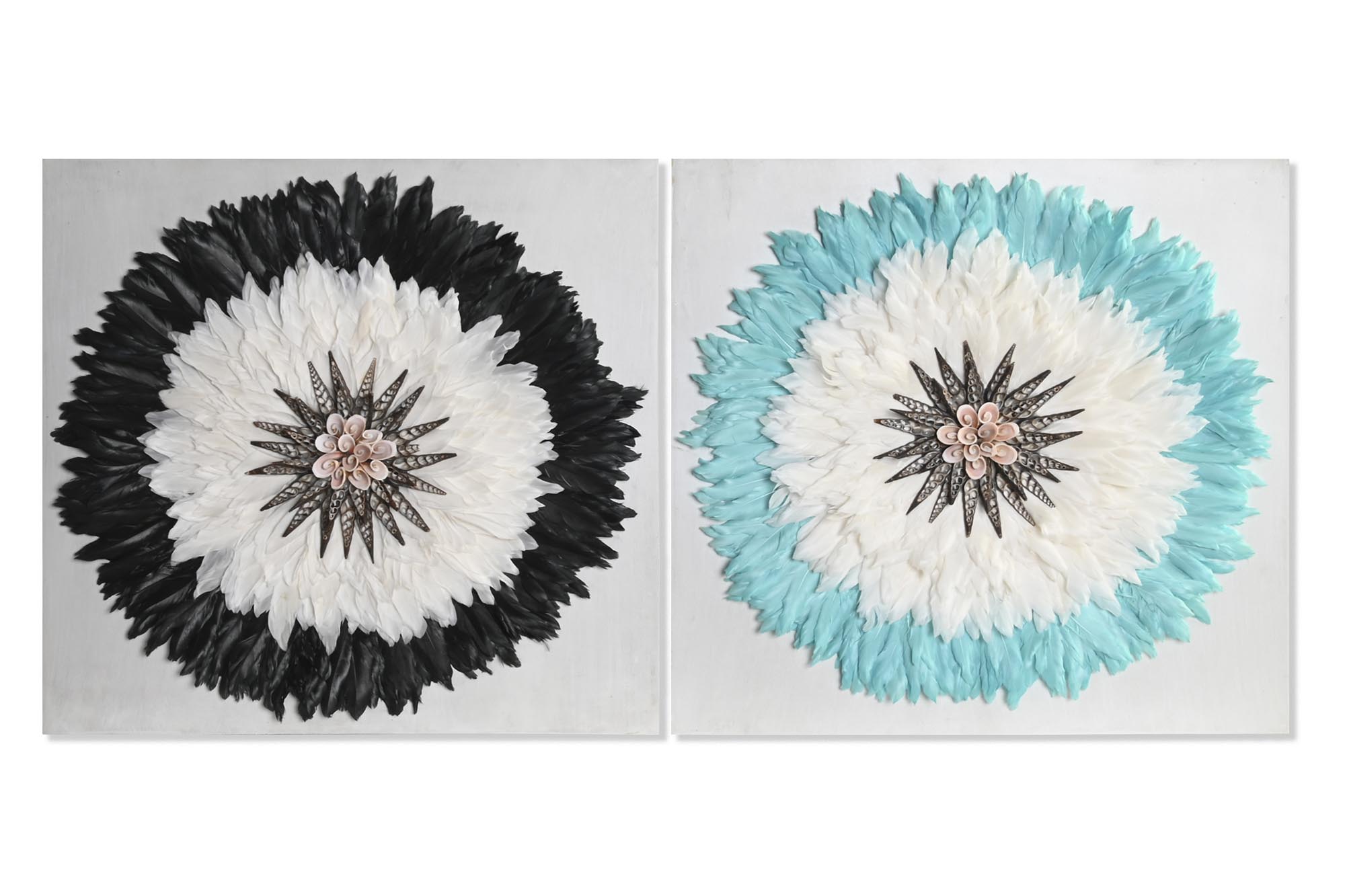 DECORACION PARED PLUMA 60X6X60 JUJU 2 SURT.