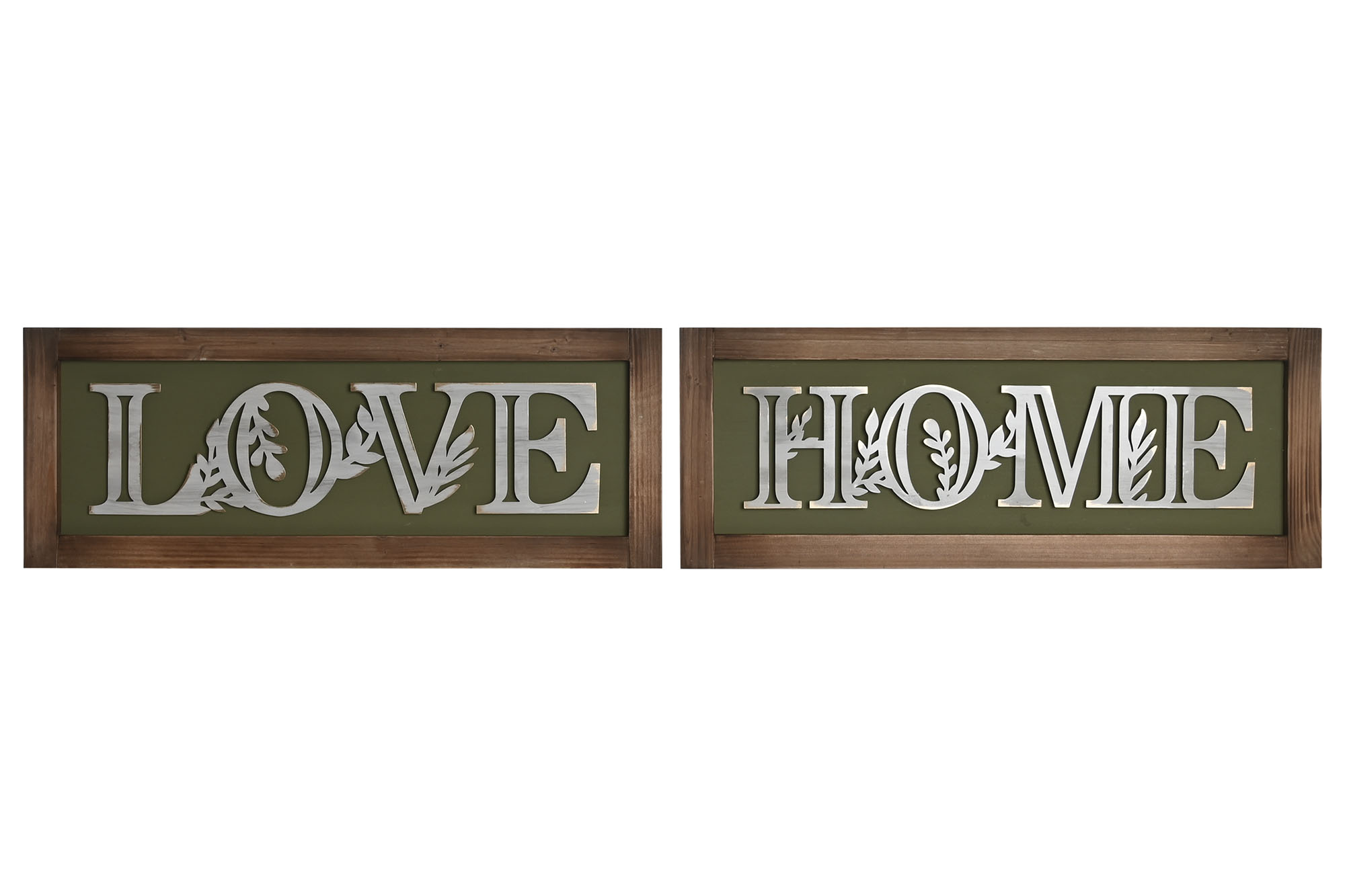 DECORACION PARED MADERA 60X2X23 HOME LOVE 2 SURT.
