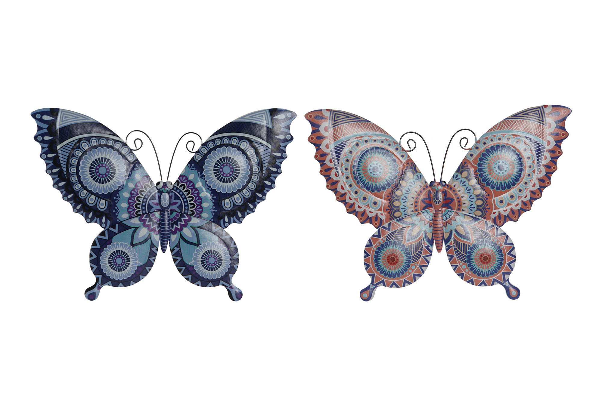 DECORACION PARED METAL 30X1X23 MARIPOSA 2 SURT.
