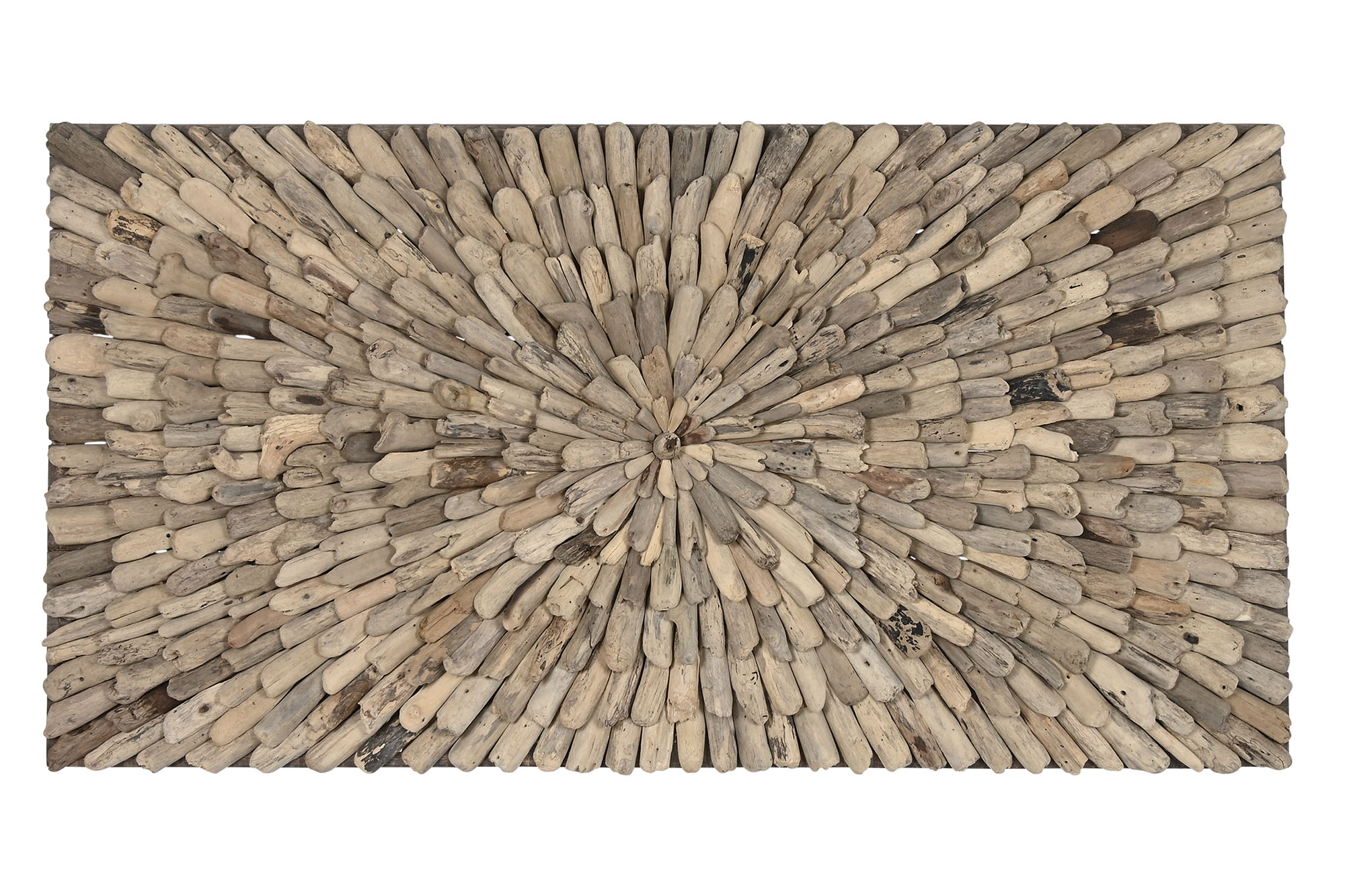 DECORACION PARED MADERA 120X10X60 NATURAL