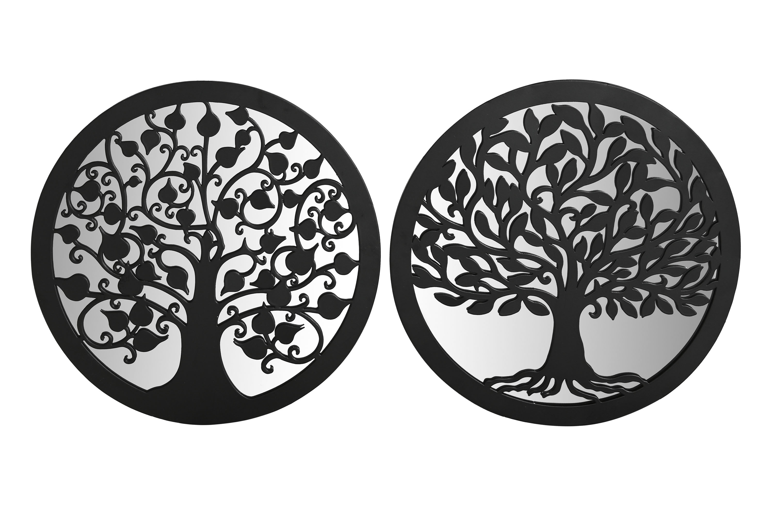 DECORACION PARED METAL 25X1X25 ARBOL 2 SURT.
