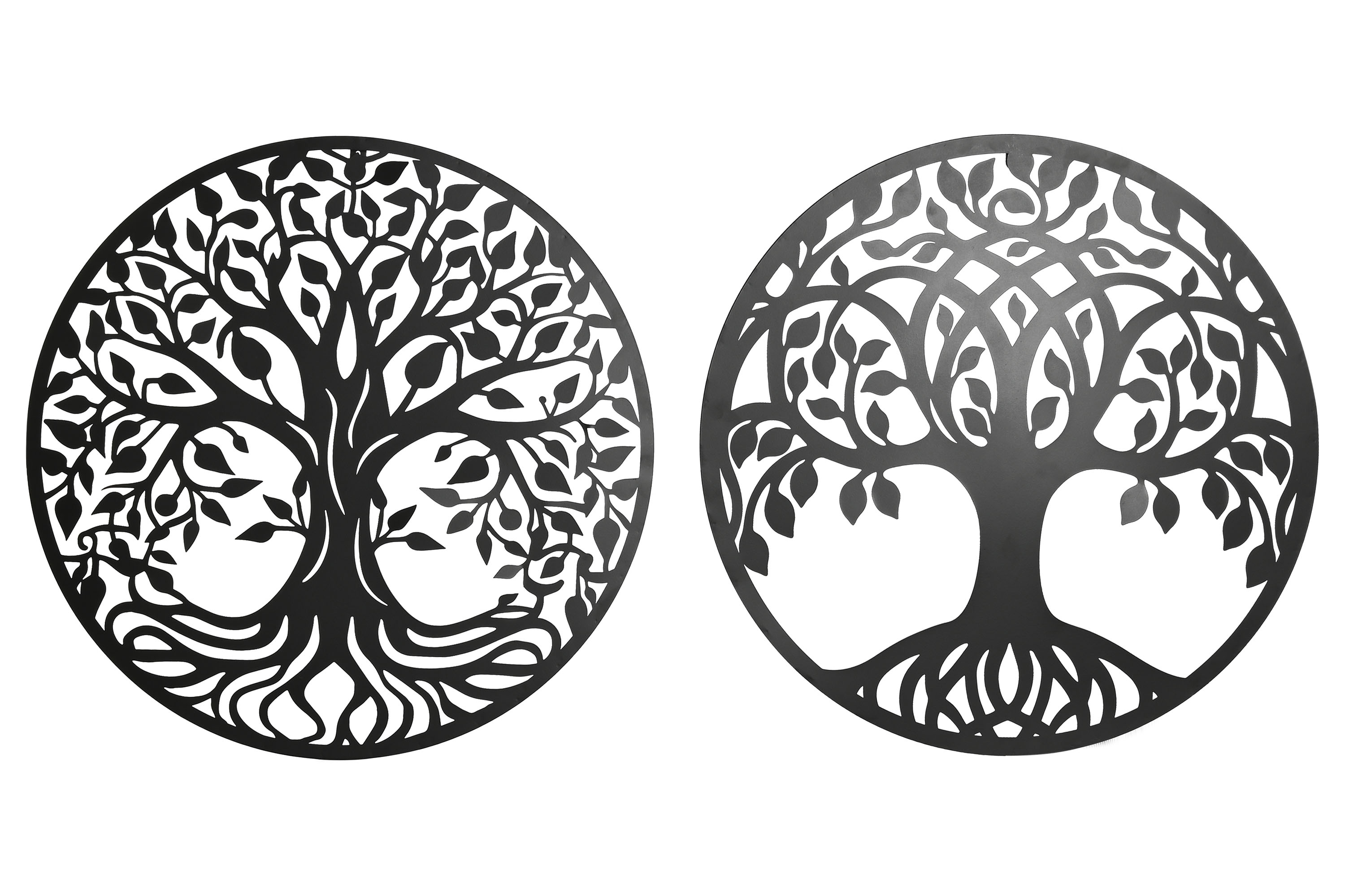 DECORACION PARED METAL 60X1X60 ARBOL 2 SURT.
