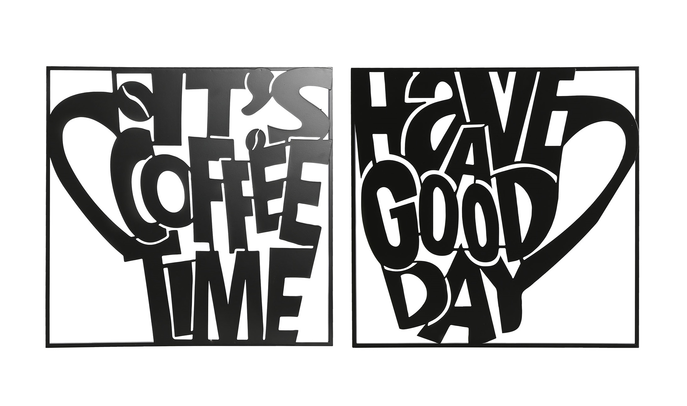 DECORACION PARED METAL 44,5X1X44,5 TAZA 2 SURT.