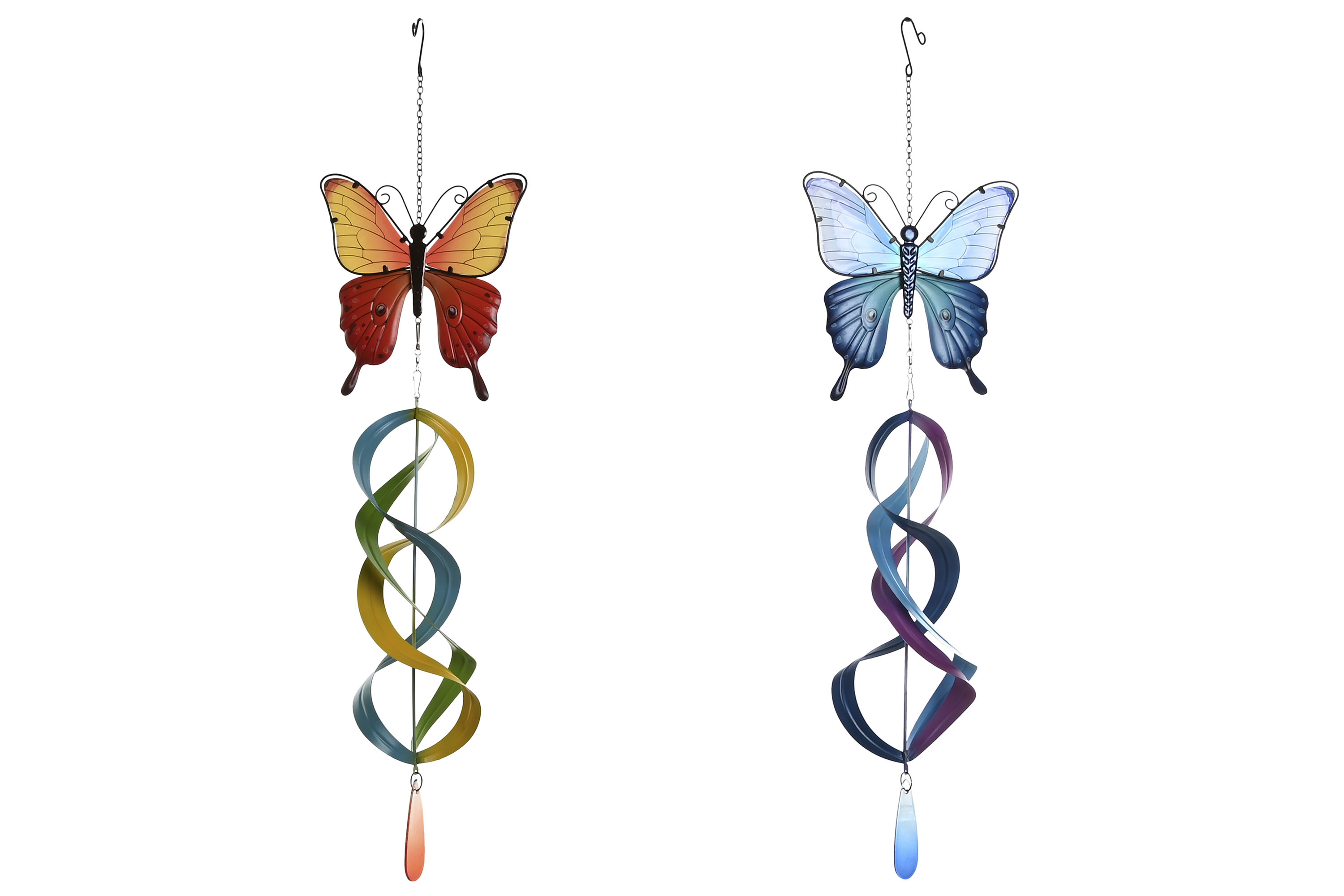 DECORACION PARED METAL 23X13X90 MARIPOSA 2 SURT.