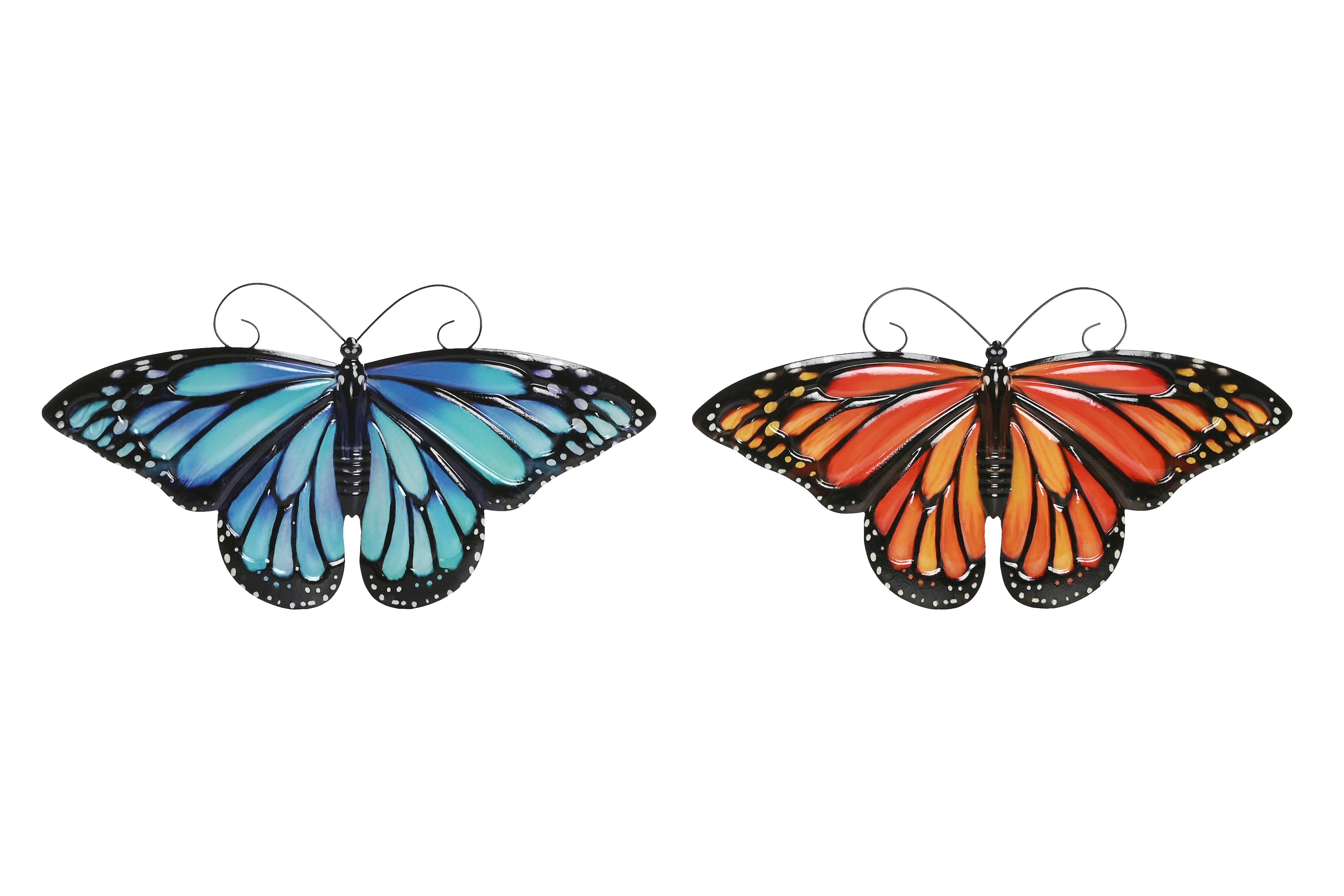 DECORACION PARED METAL 38X1,5X20,5 MARIPOSA 2 SURT