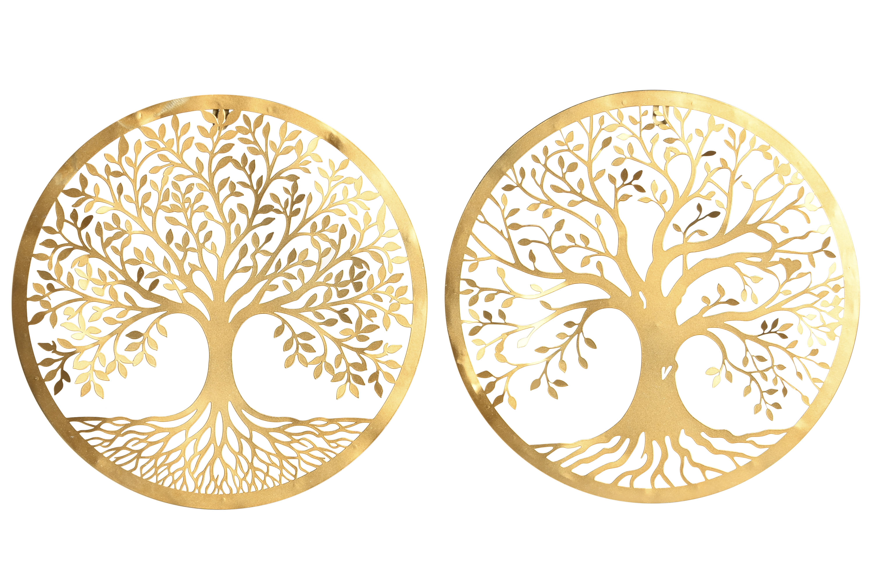 DECORACION PARED METAL 40X1X40 ARBOL 2 SURT.