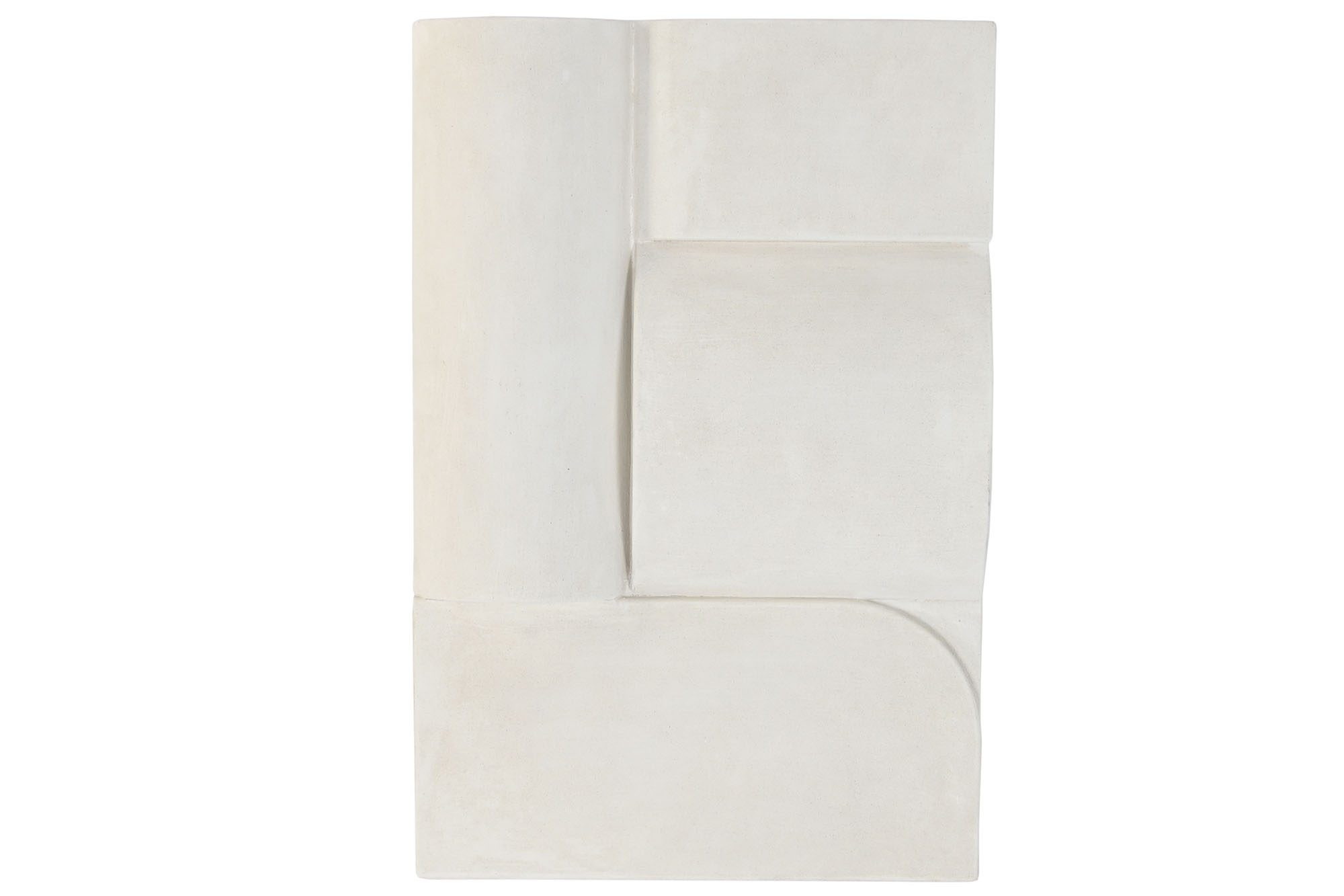 DECORACION PARED MDF 80X12X120 ABSTRACTO 3D BLANCO