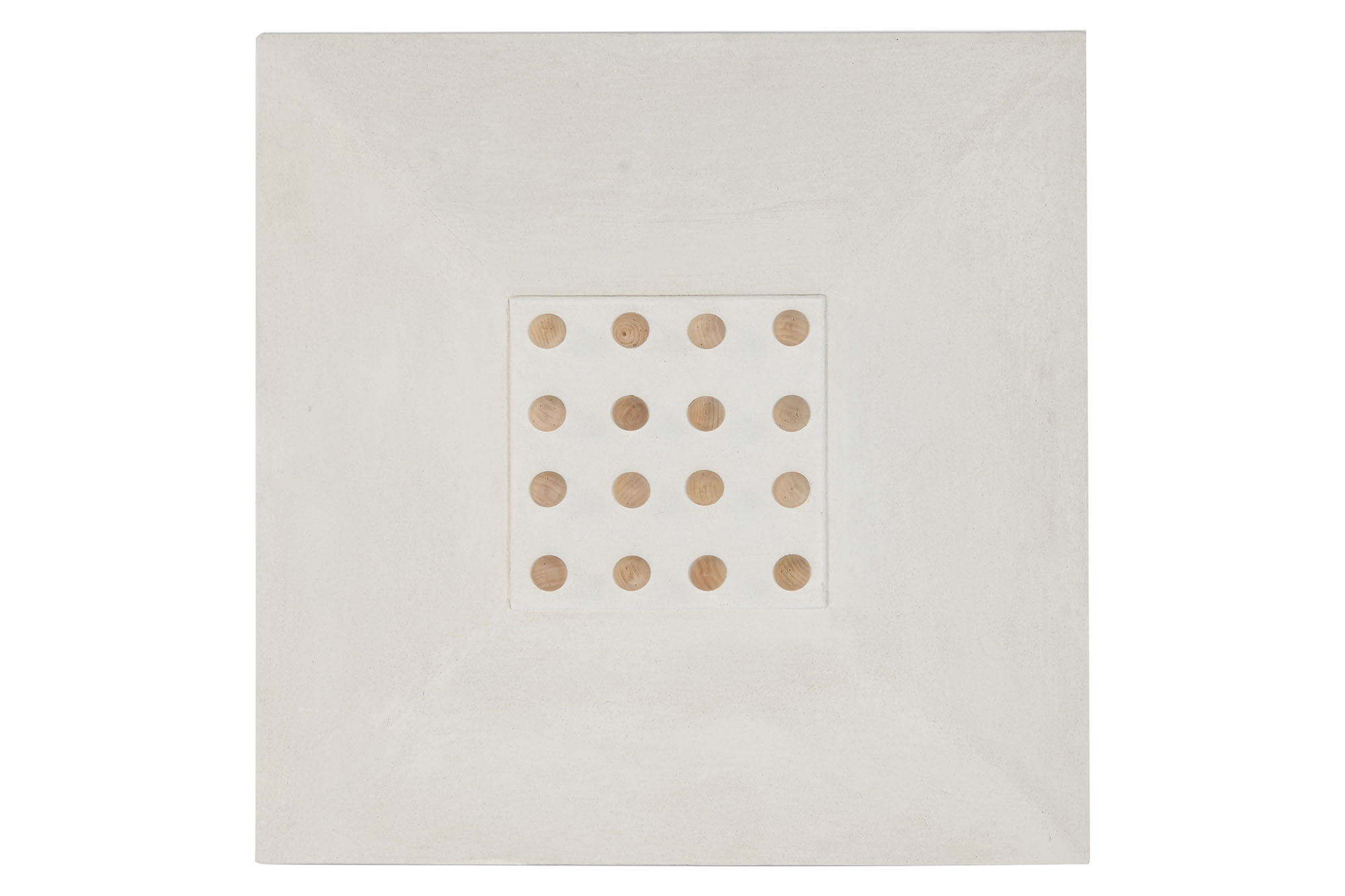 DECORACION PARED MDF ABETO 80X8X80 BOLITAS 3D