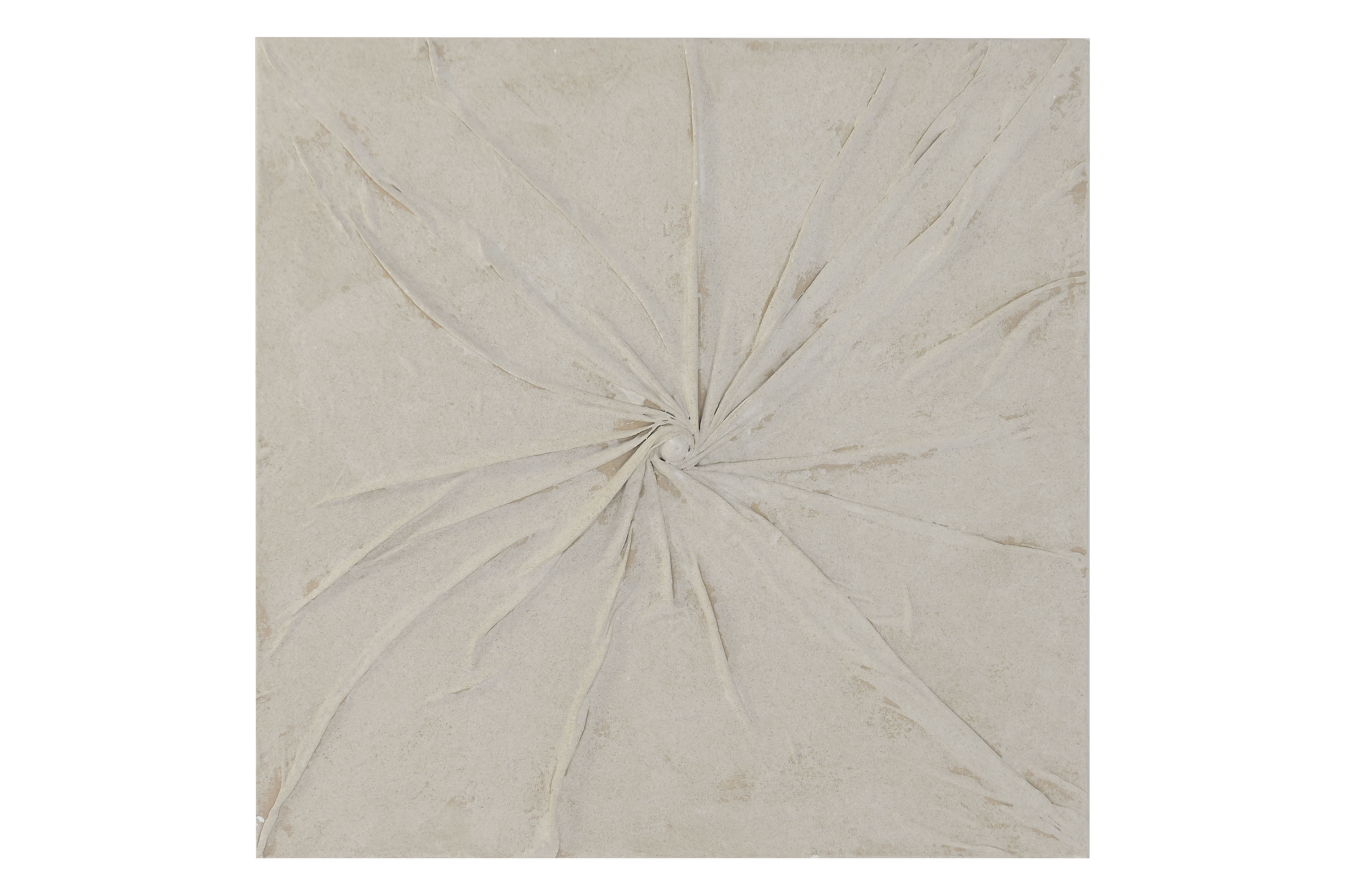 DECORACION PARED MDF 80X6X80 ABSTRACTO 3D BLANCO