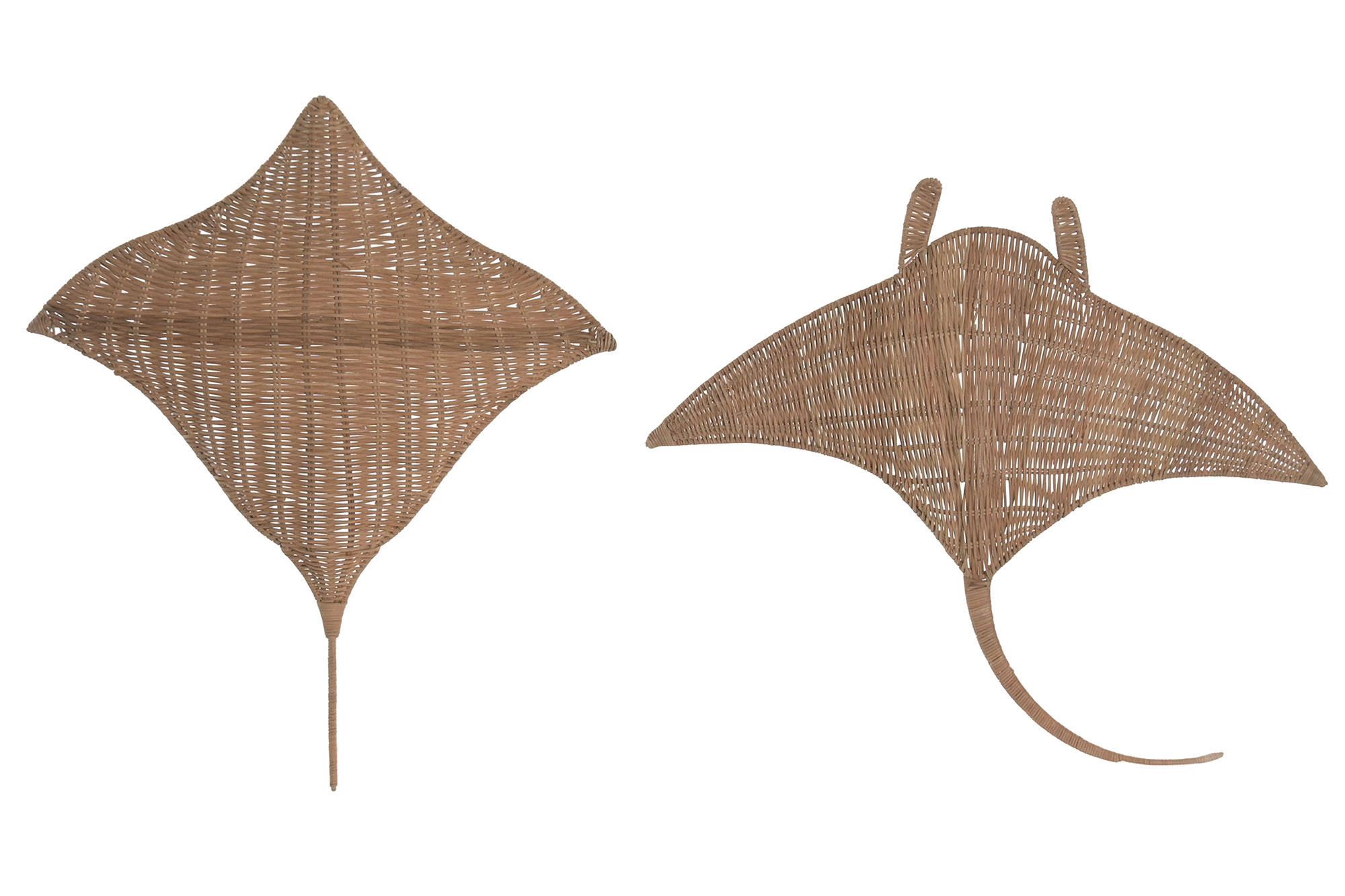 DECORACION PARED RATAN 50X5X60 MANTA RAYA 2 SURT.