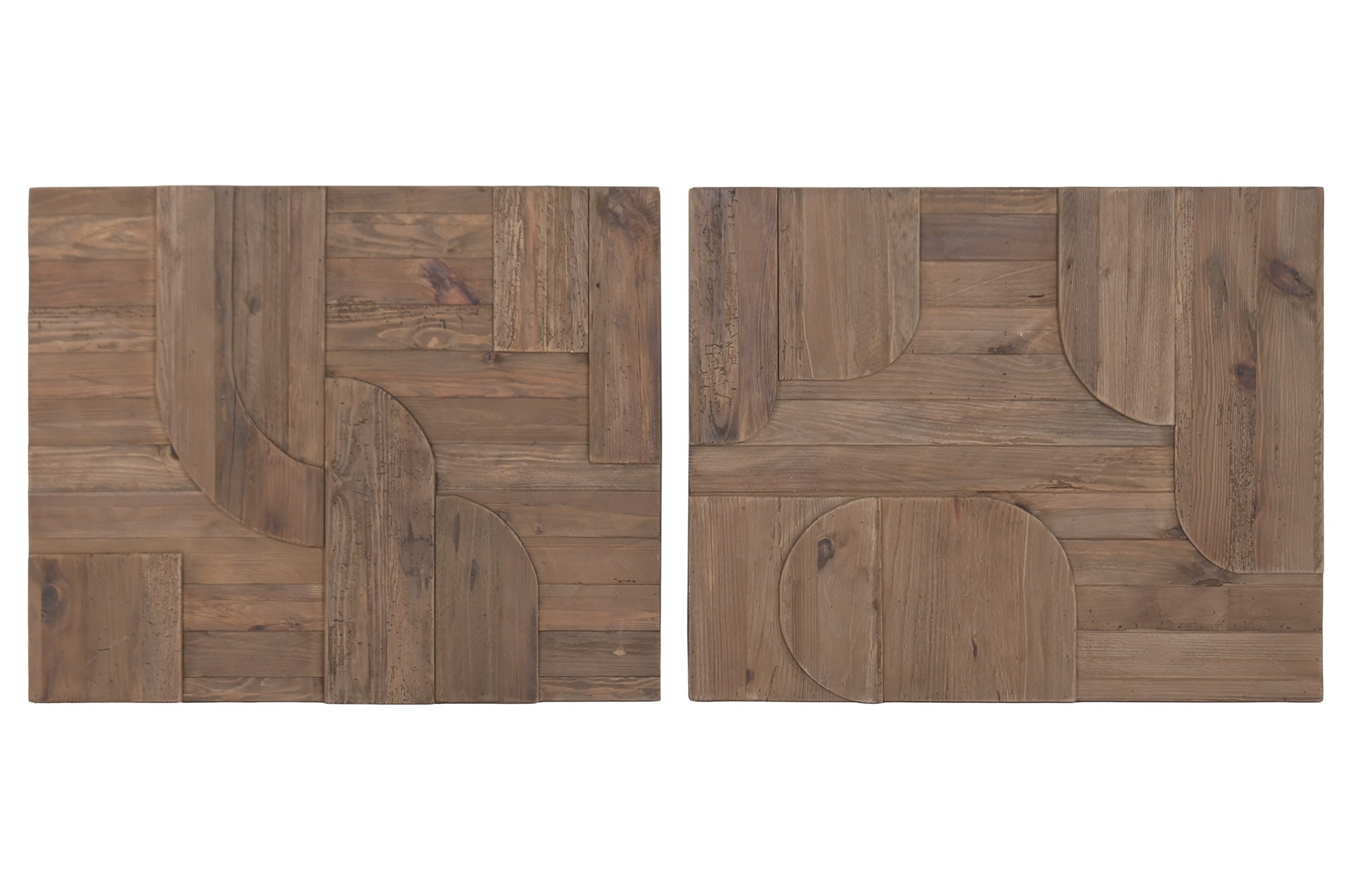 DECORACION PARED MADERA RECICLADA 98X6X80 2 SURT.
