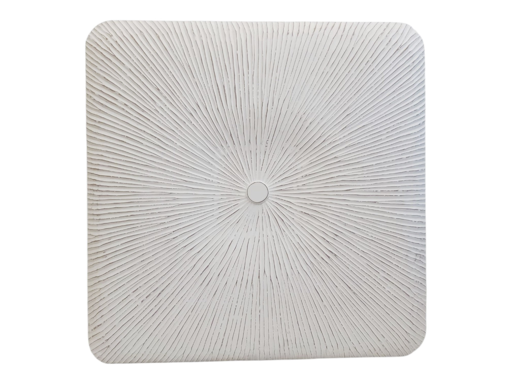 DECORACION PARED MANGO 120X5X120 3D BLANCO