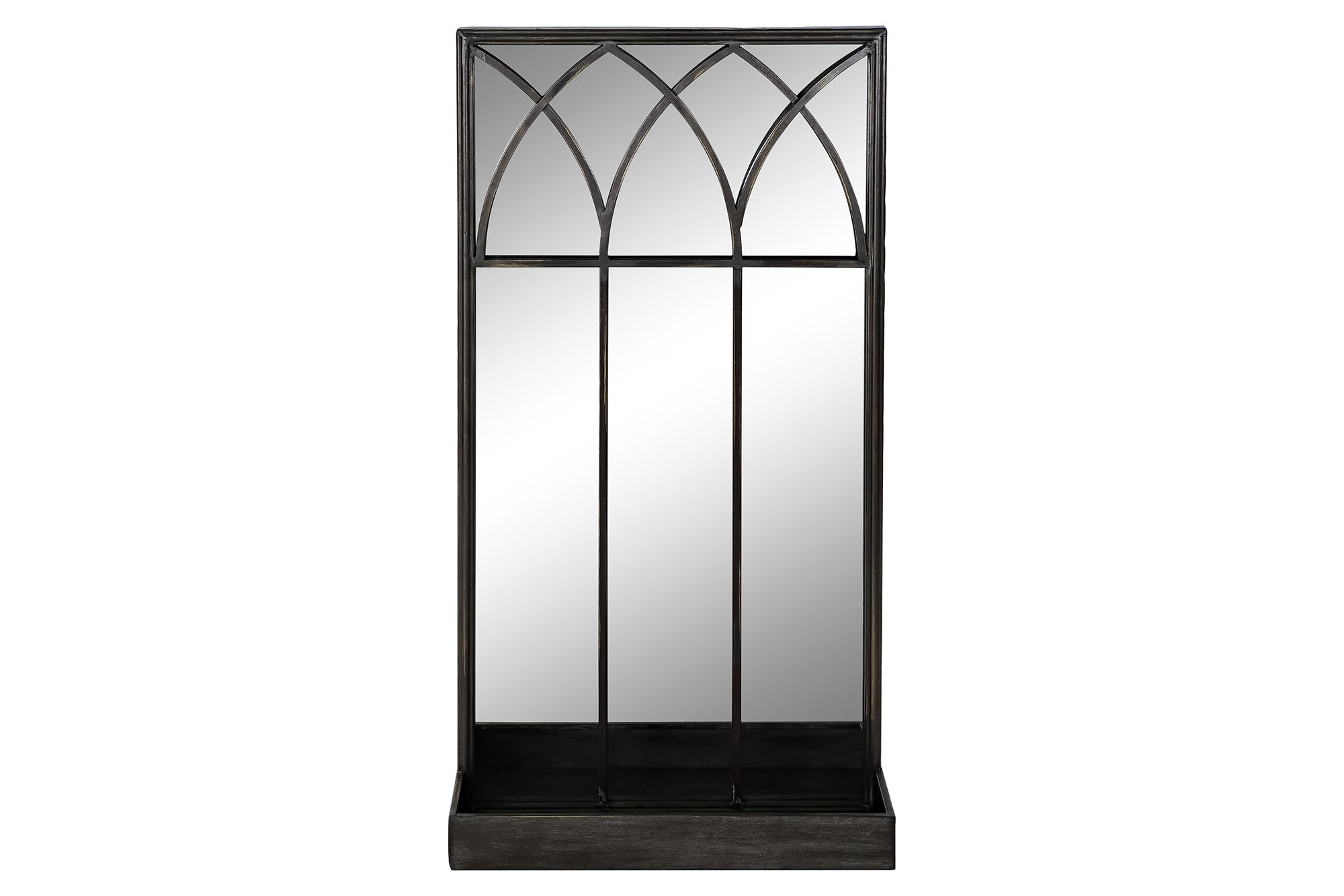 ESPEJO METAL ESPEJO 40X12X80 NEGRO