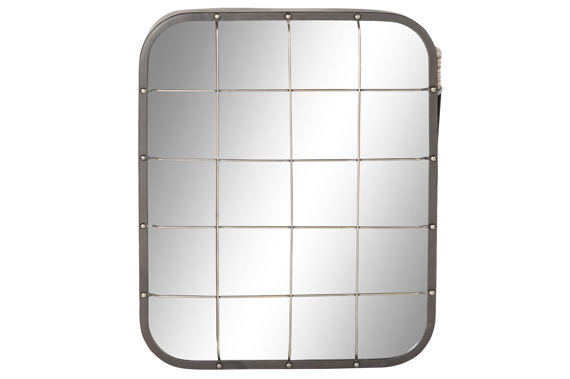 ESPEJO METAL ESPEJO 45,5X7,5X55 NEGRO