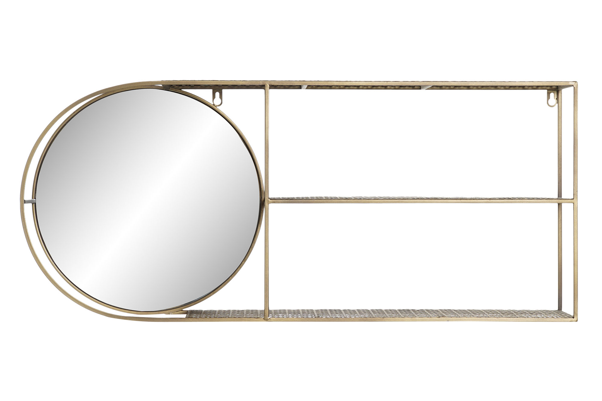 ESPEJO METAL ESPEJO 80X13X35 DORADO
