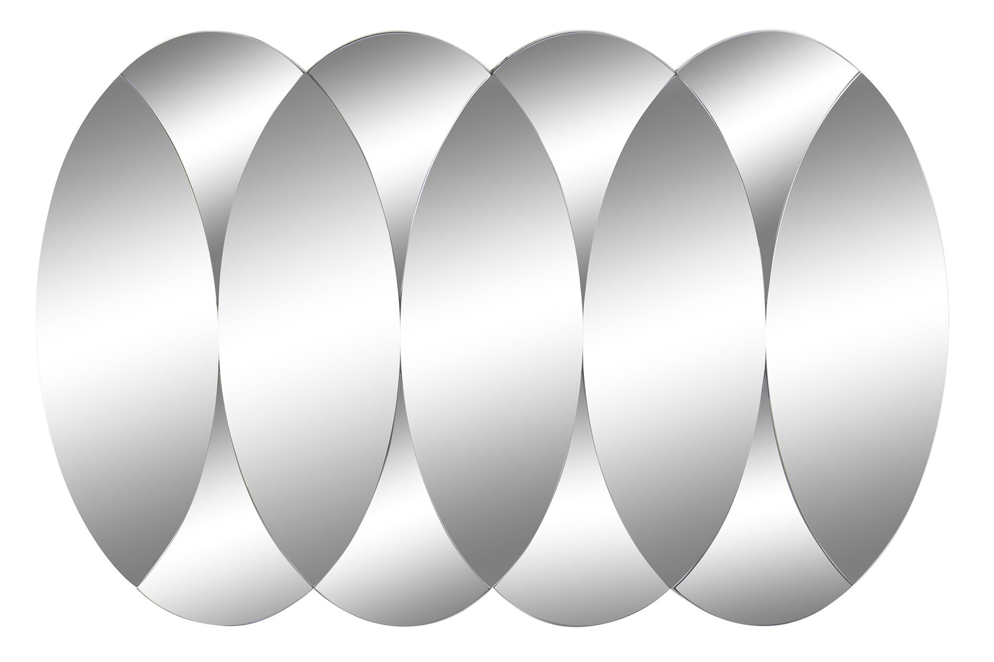 ESPEJO CRISTAL MADERA 120X2X80 CIRCULOS AHUMADO