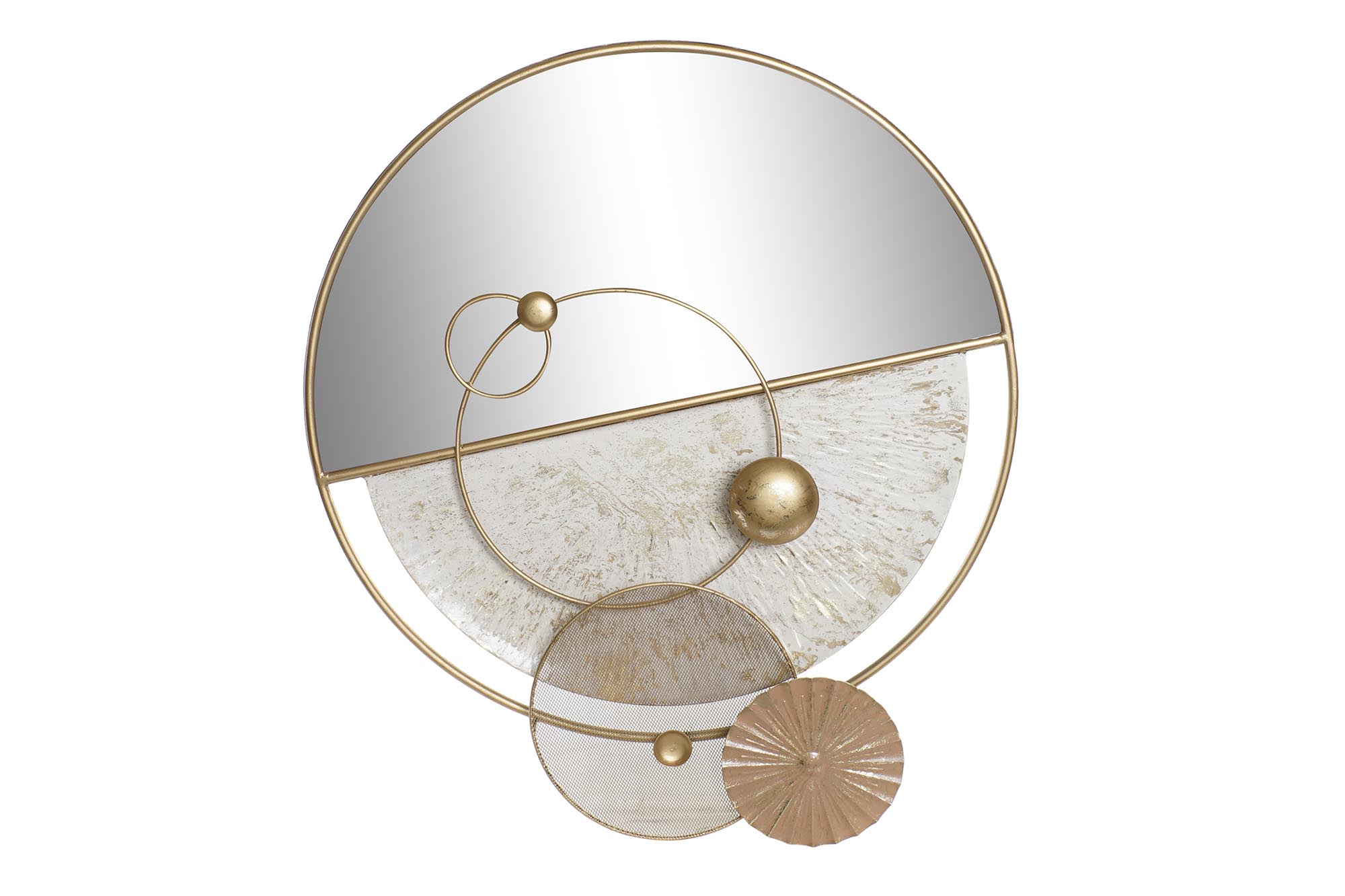 ESPEJO METAL ESPEJO 65X7,6X76 MODERNO DORADO