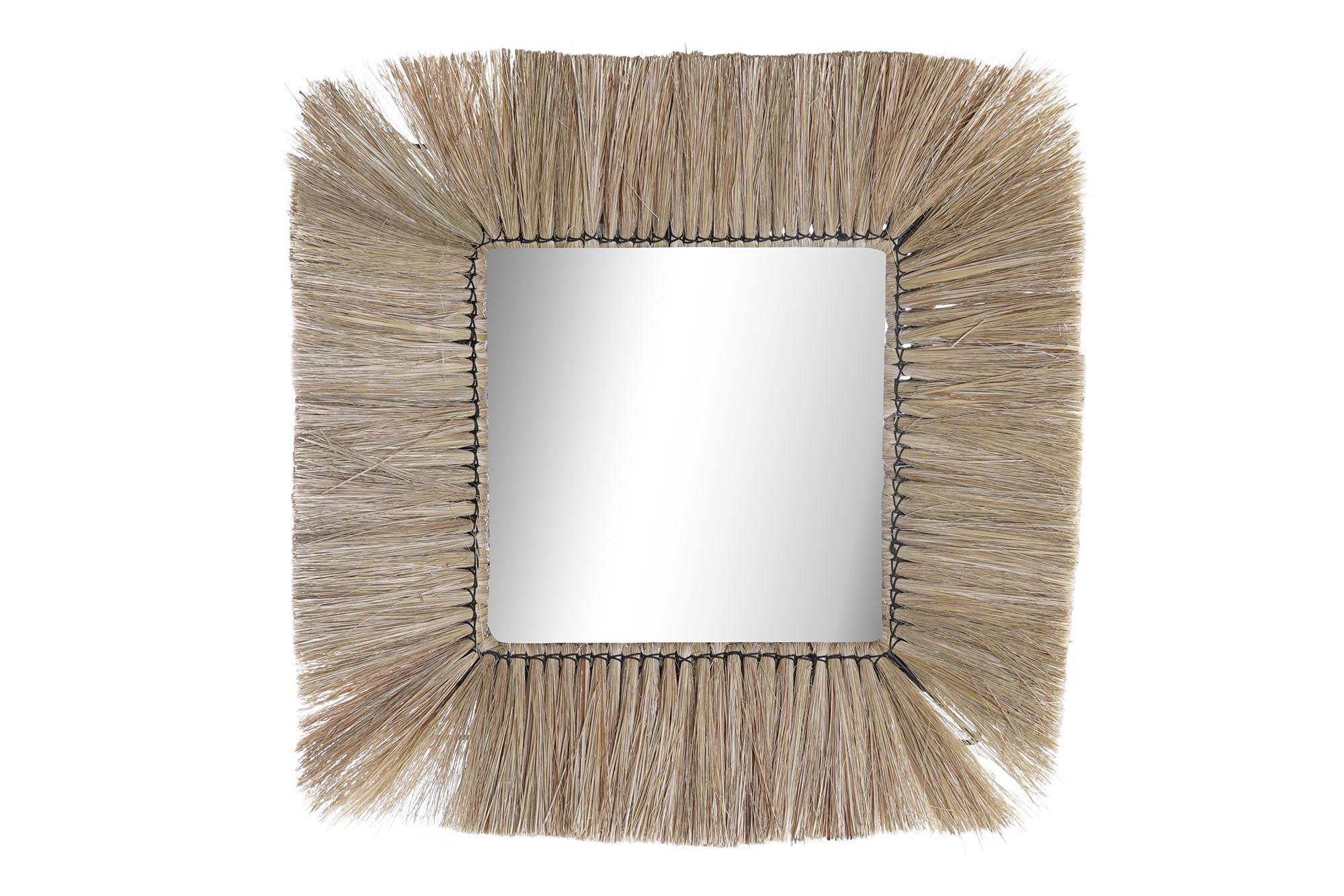 ESPEJO YUTE CRISTAL 55X3X55 NATURAL