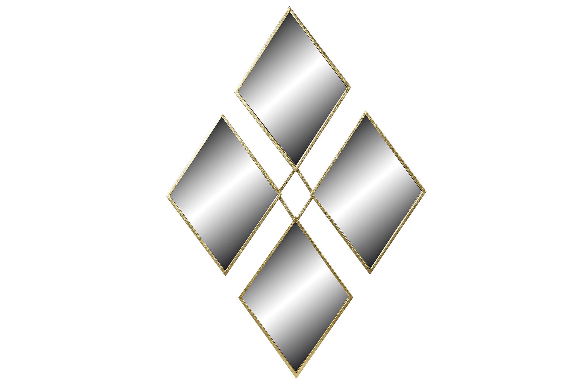ESPEJO METAL ESPEJO 63X2X90 ROMBO DORADO
