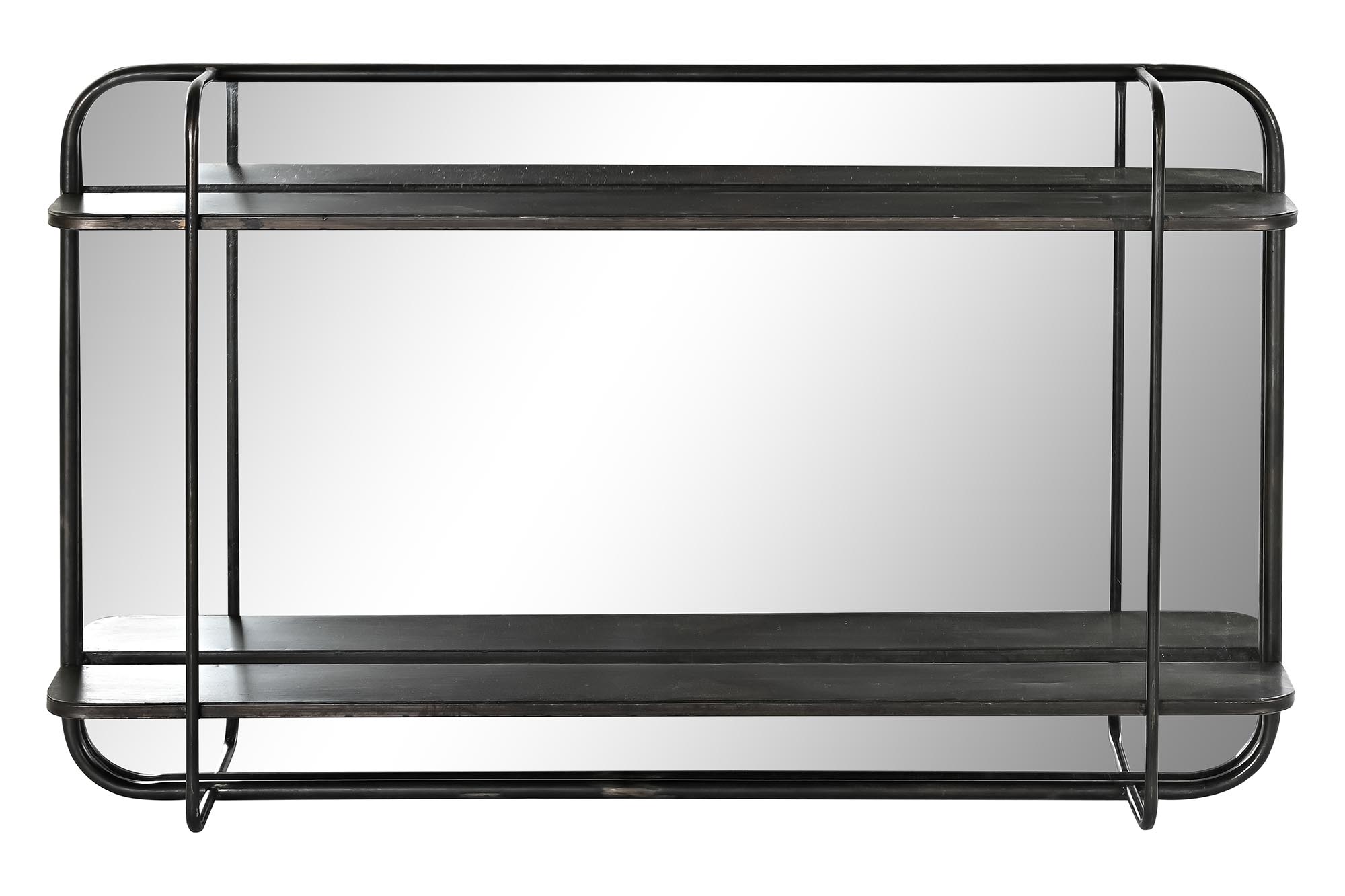 ESPEJO METAL 80X12X50 NEGRO