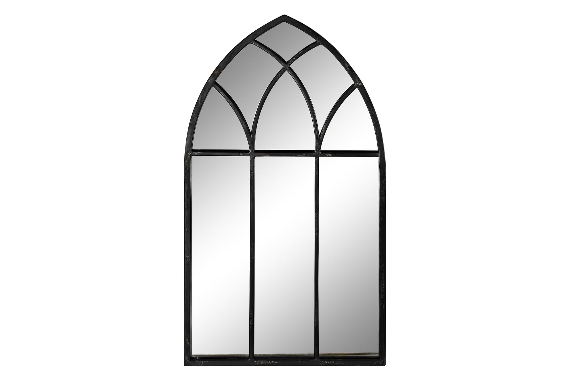 ESPEJO METAL 36X2X65 VENTANA NEGRO