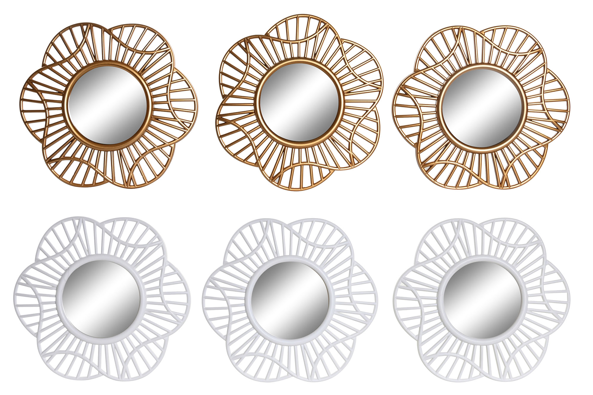 ESPEJO SET 3 PP CRISTAL 25X2X25 2 SURT.