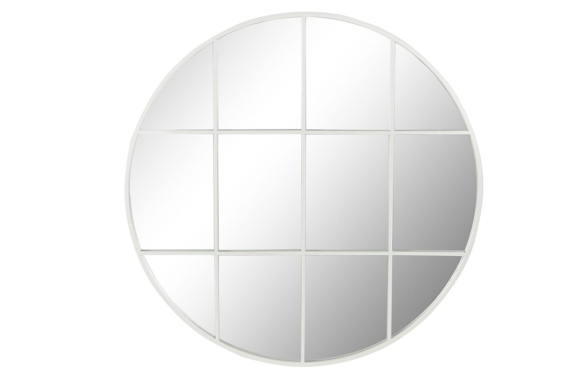 ESPEJO HIERRO ESPEJO 80X2,5X80 VENTANA BLANCO