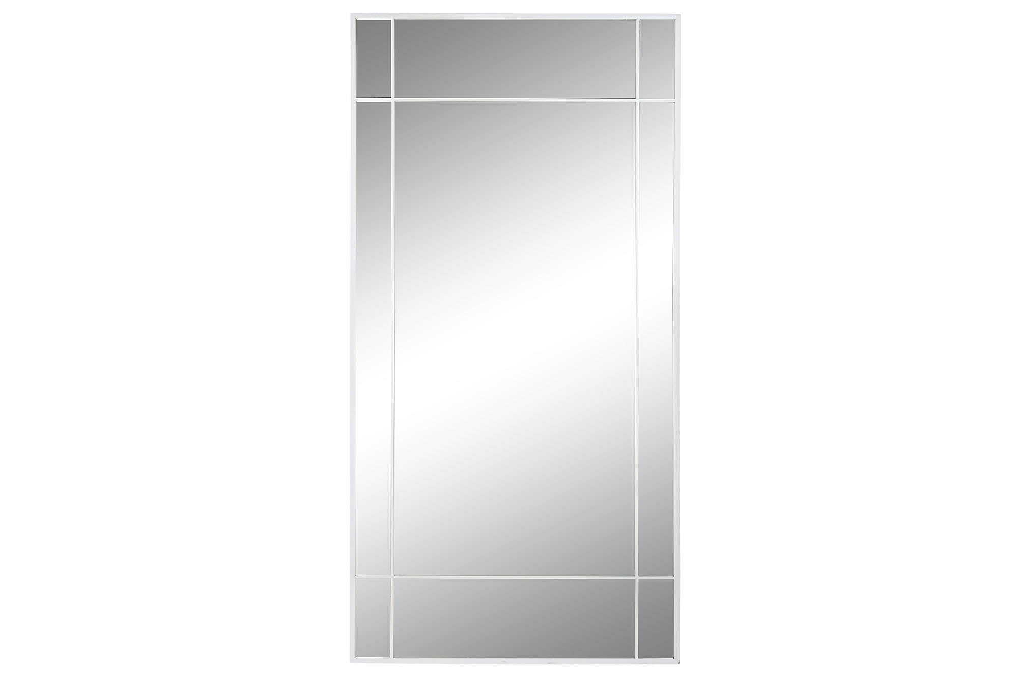 ESPEJO HIERRO CRISTAL 90X2X180 BLANCO