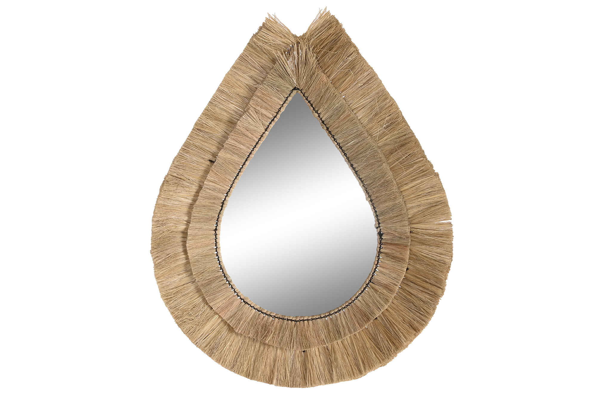 ESPEJO YUTE 62X5X80 LAGRIMA NATURAL