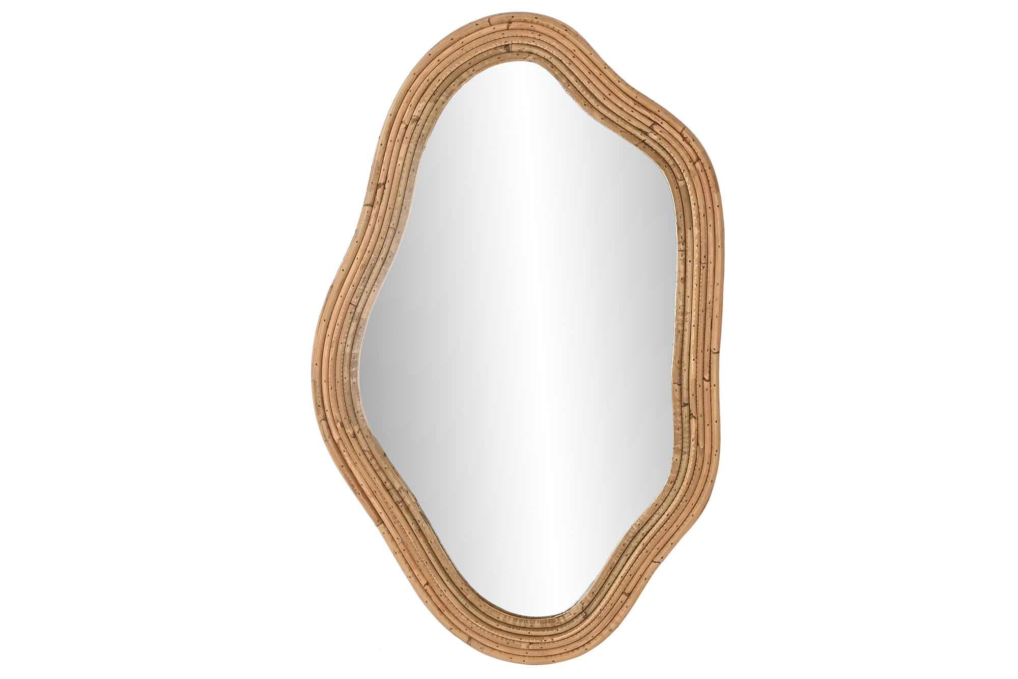 ESPEJO RATAN CRISTAL 51X2,5X81 NATURAL