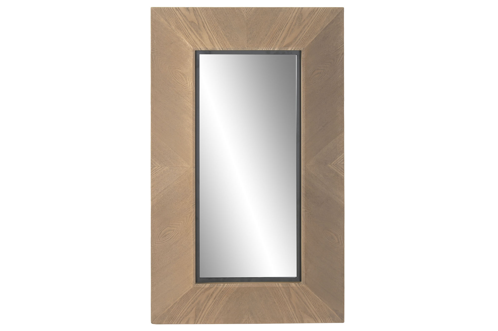 ESPEJO ABETO CRISTAL 60X7X100 MARRON