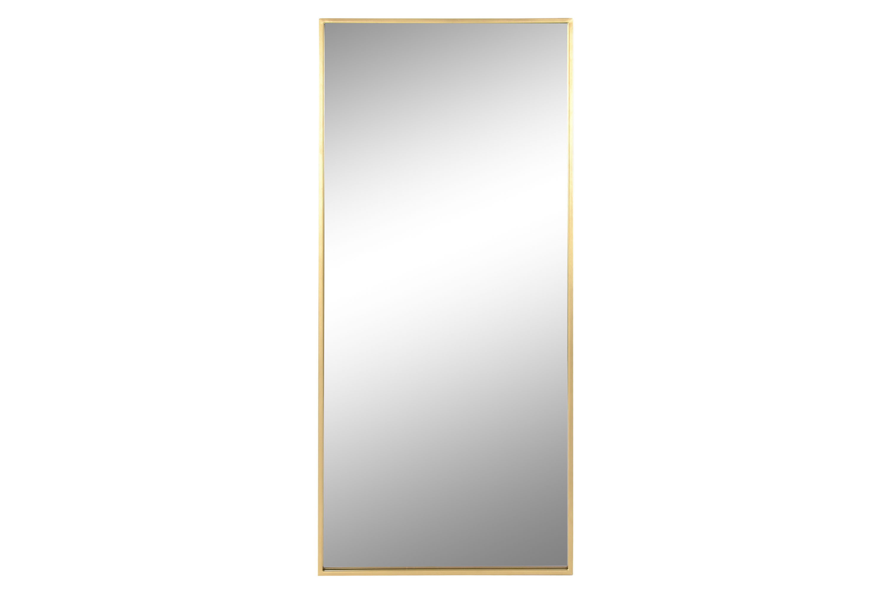 ESPEJO HIERRO CRISTAL 59,5X3,5X140 DORADO