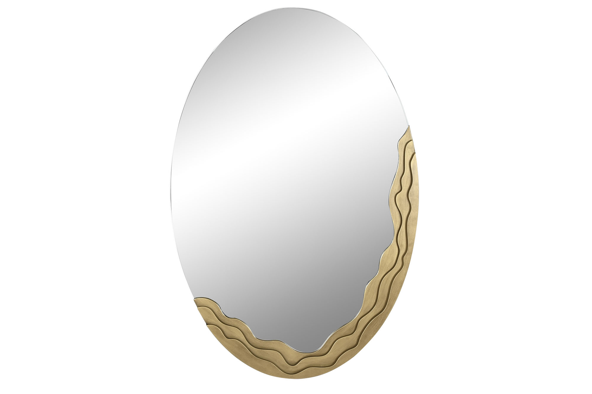 ESPEJO HIERRO CRISTAL 60X4X90,5 4MM DORADO