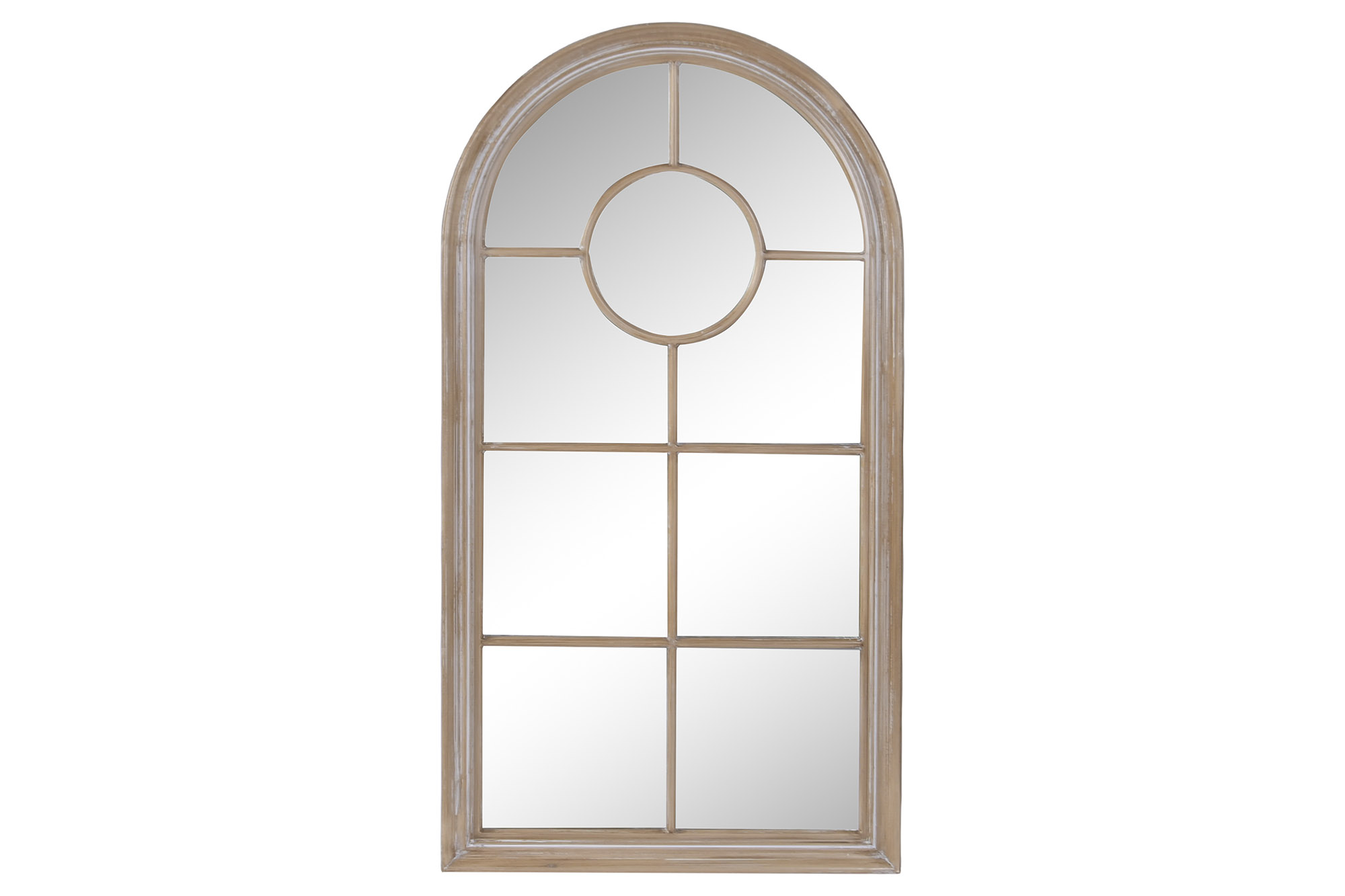 ESPEJO PAULOWNIA CRISTAL 68X4X128 VENTANA NATURAL