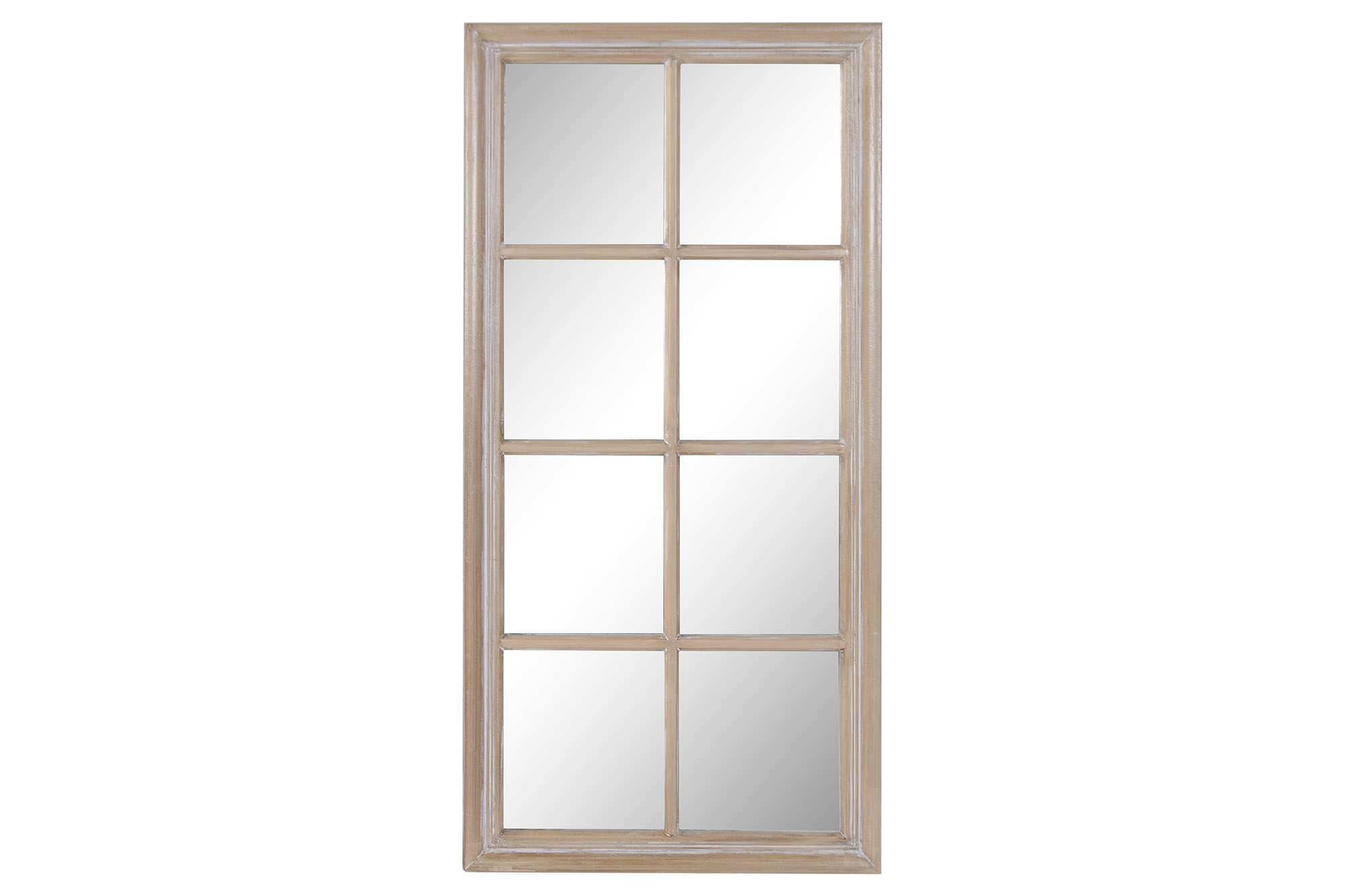 ESPEJO PAULOWNIA CRISTAL 57,5X3,5X118 VENTANA