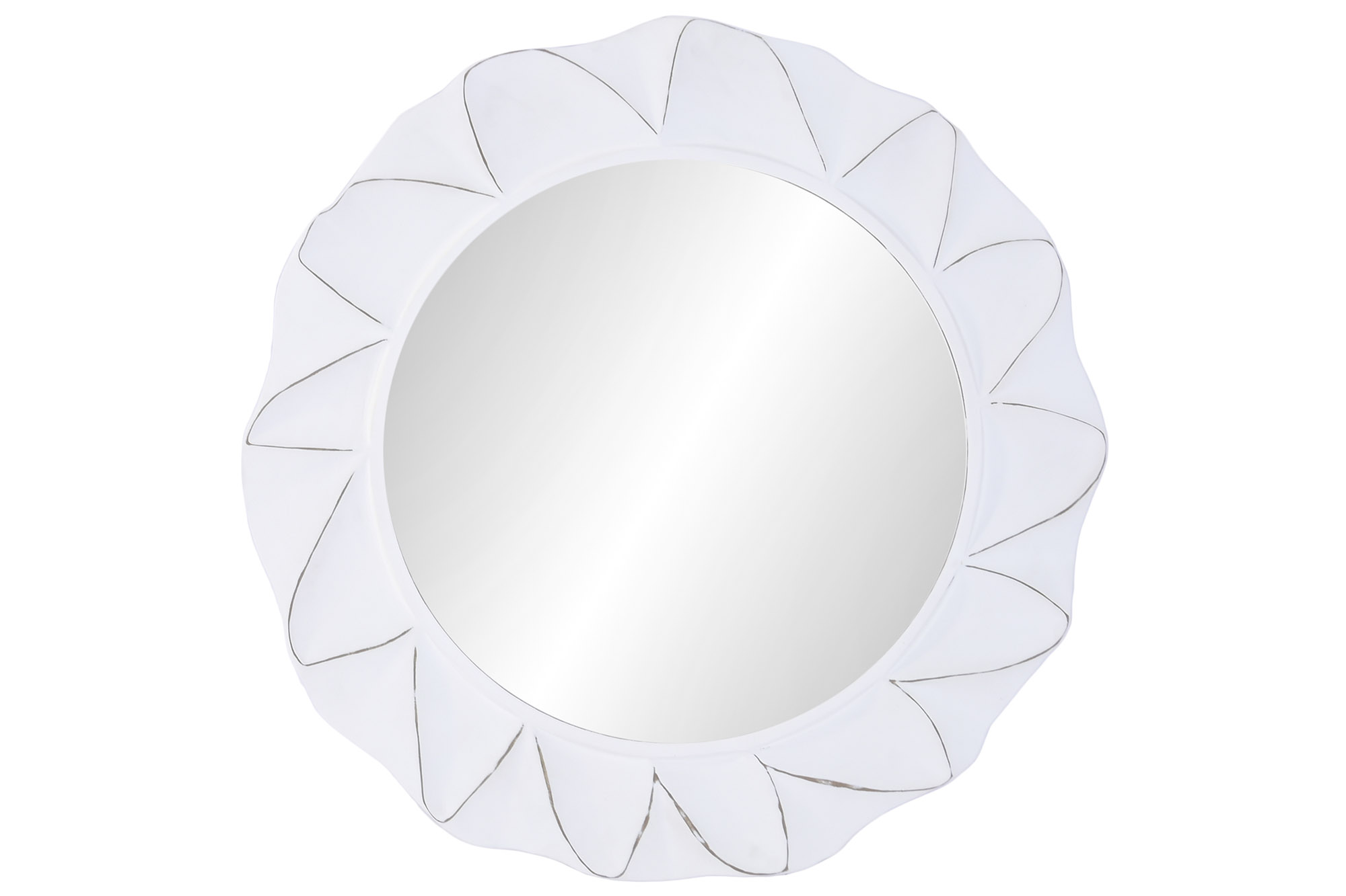 ESPEJO MDF CRISTAL 81X3X78 RUGOSO BLANCO